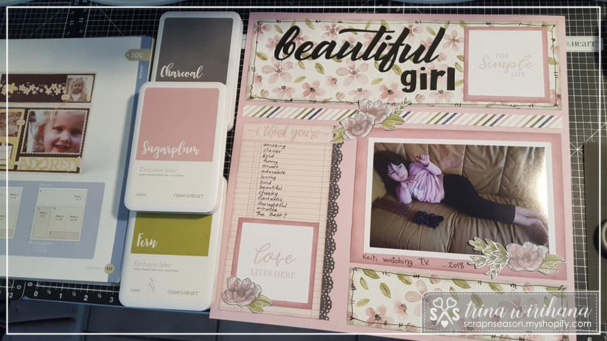 Beautiful Girl Layout – Scrap'n'Season