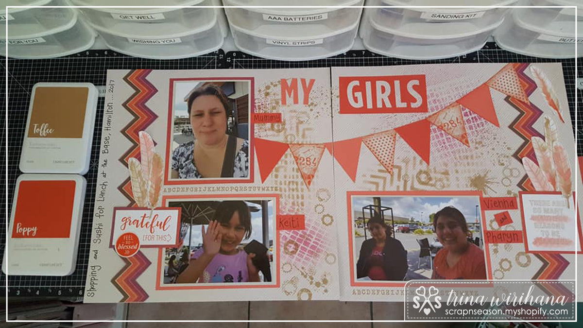 My Girls Layout – Scrap'n'Season