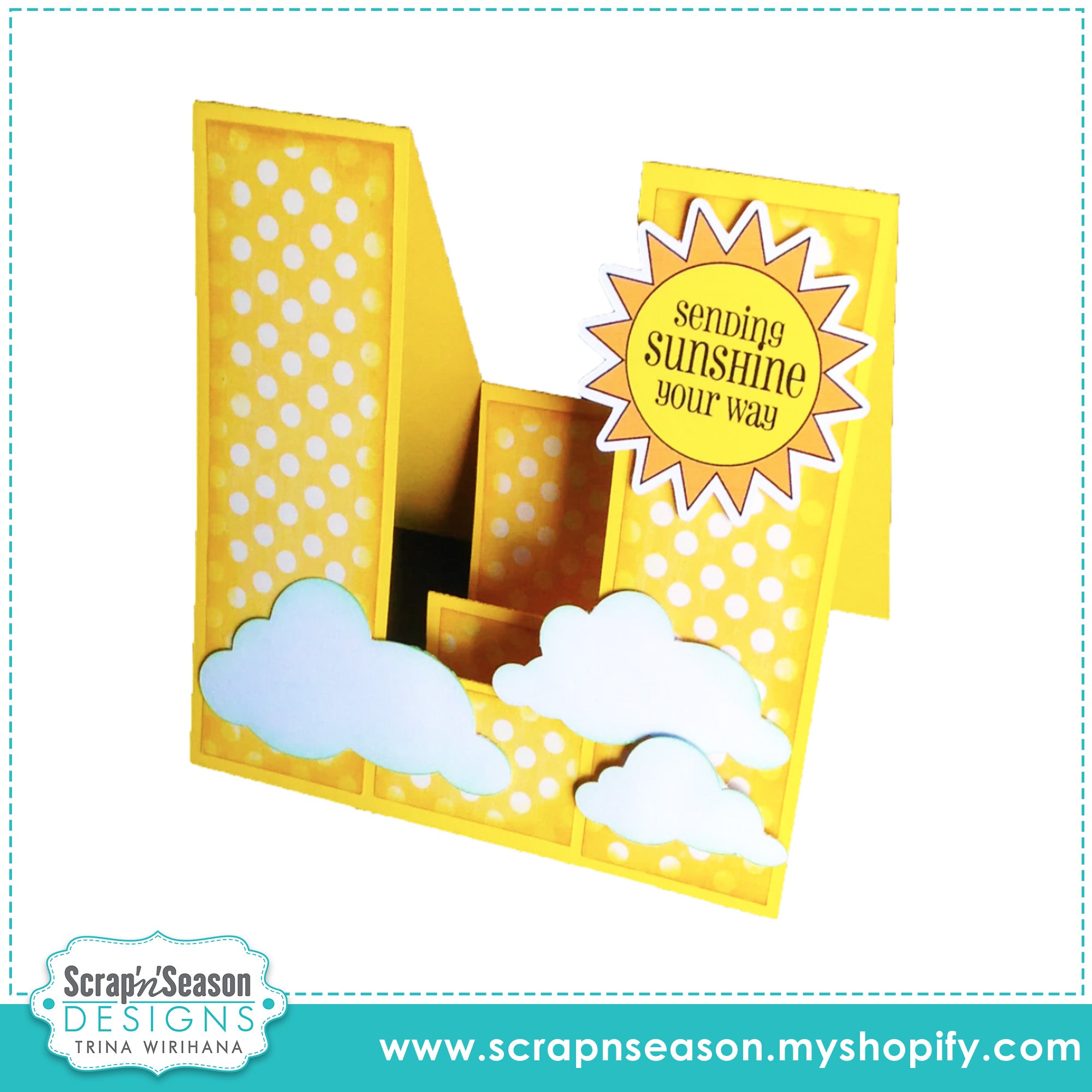 DL - Fancy Fold 3 - Centre Step Card