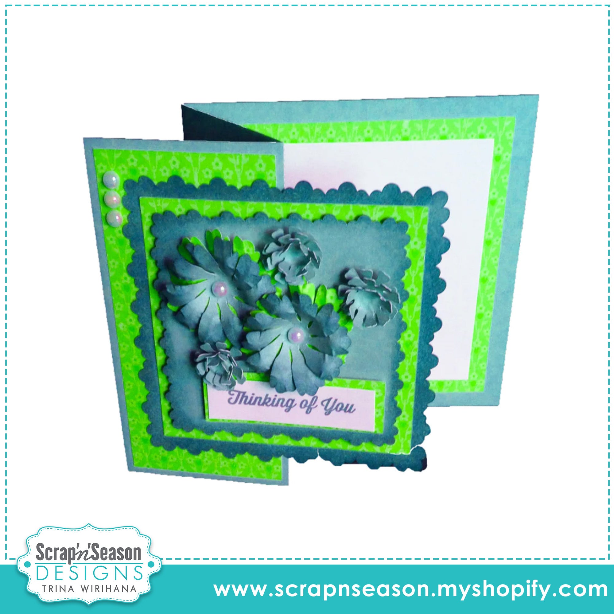 DL - Fancy Fold 11 - Z Fold Card