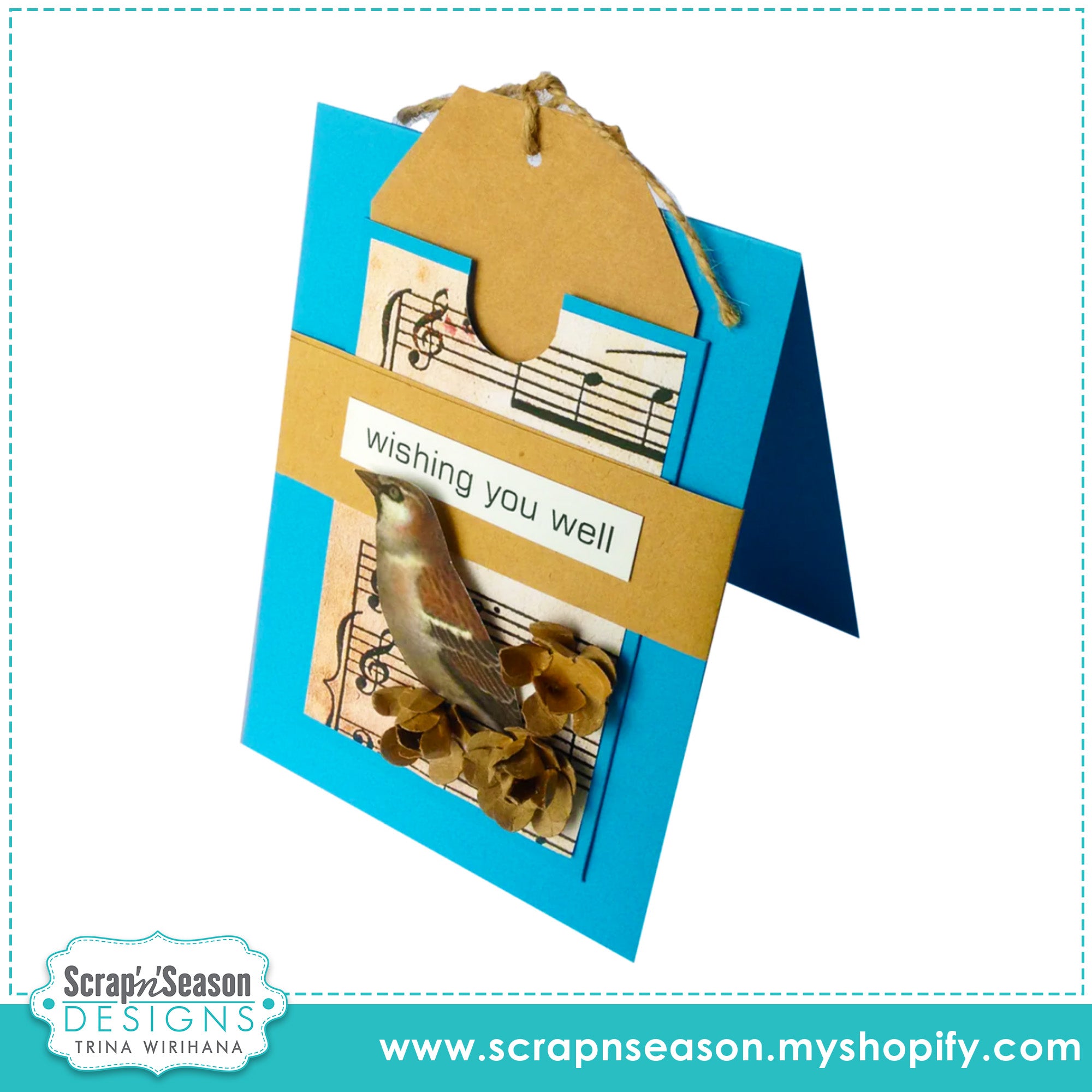 DL - Fancy Fold 22 - Tag Pocket Card