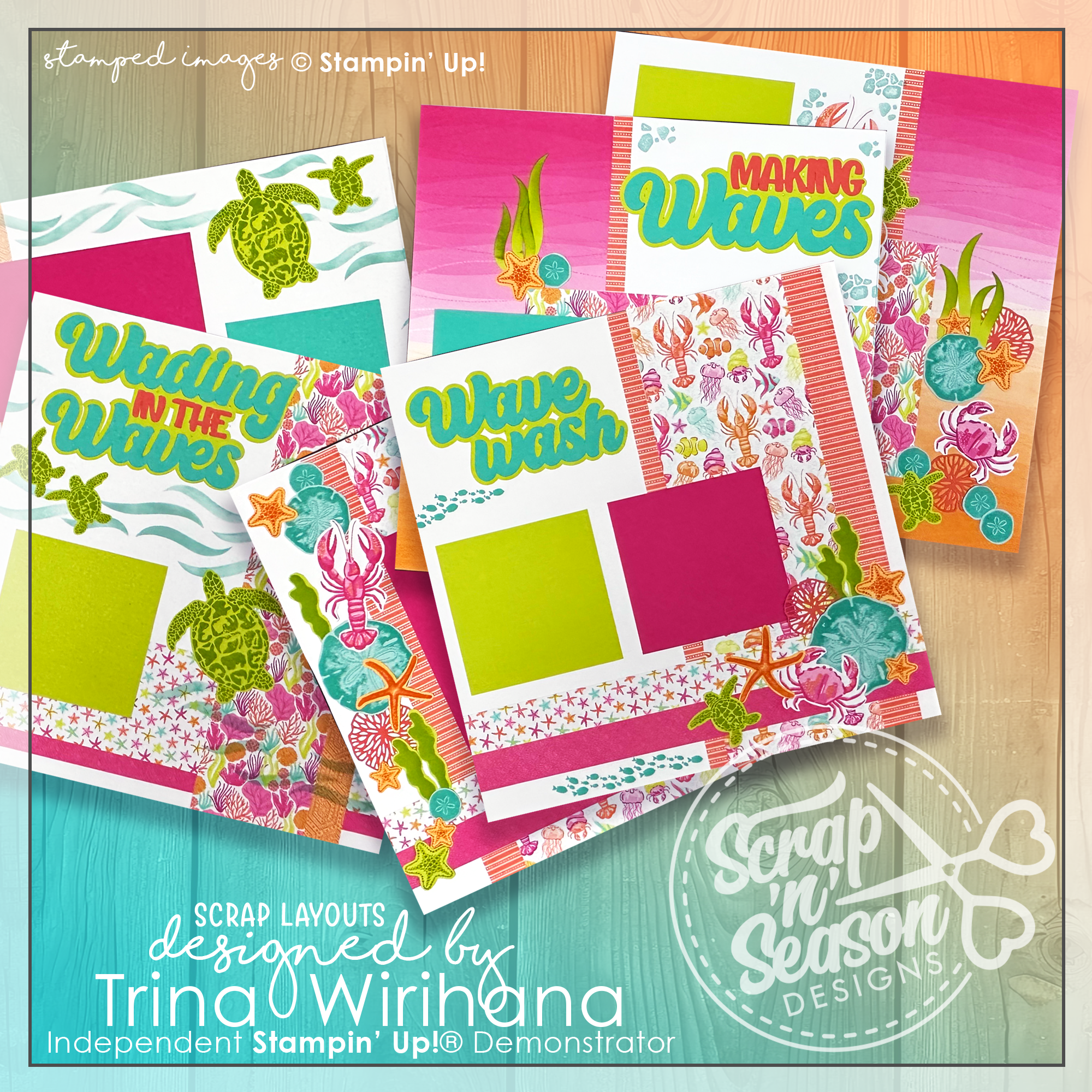 DL Scrapbook Workshop - Ocean Waves