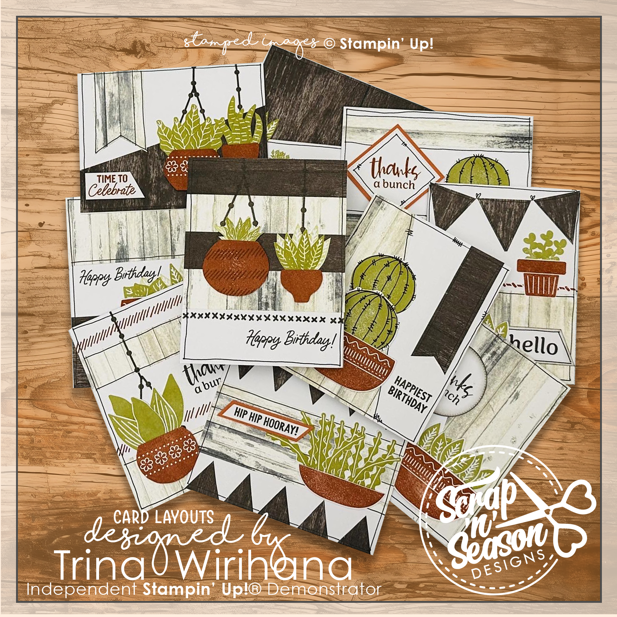 DL Country Planters 10 Card Workshop