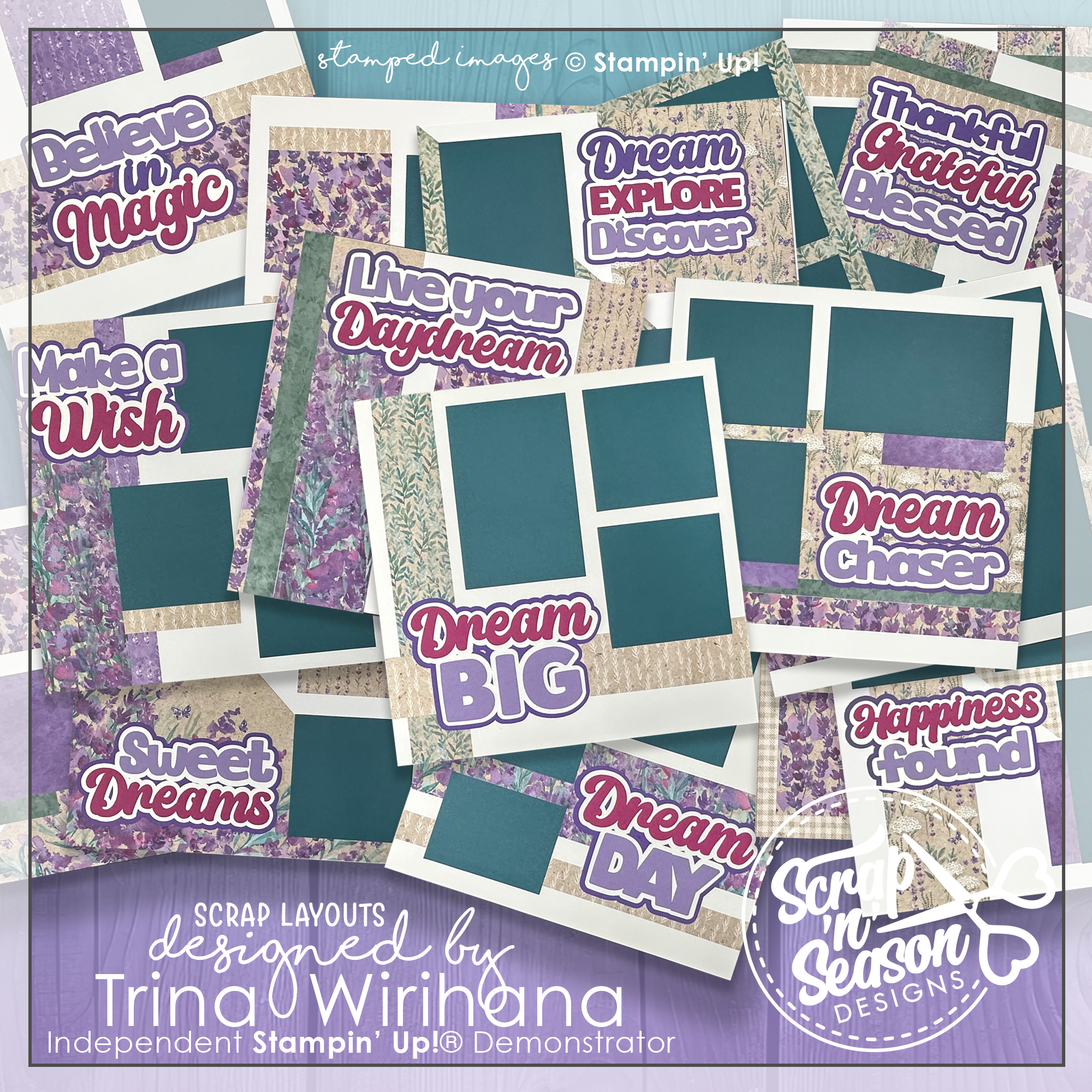 DL Scrapbook Workshop - Lavender Dreams MEGA