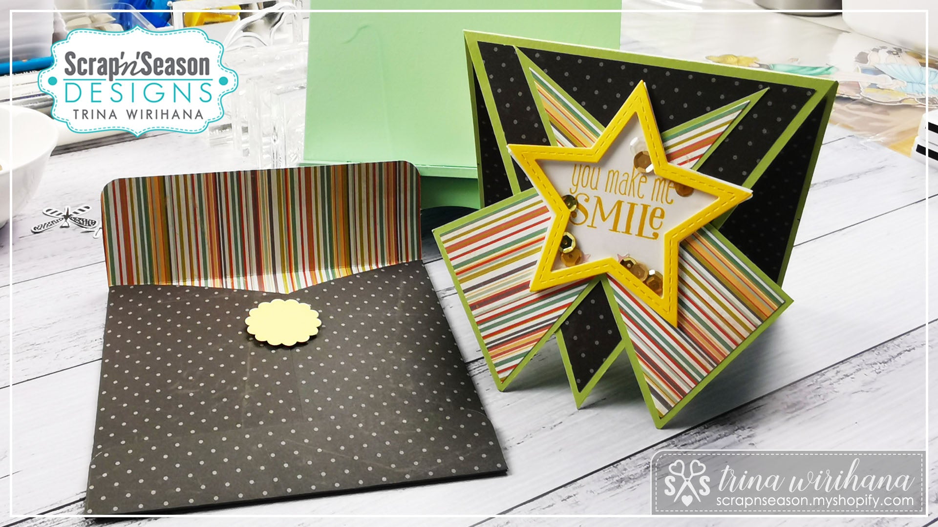 Fancy Fold 105 - Triple Point Card Instructions