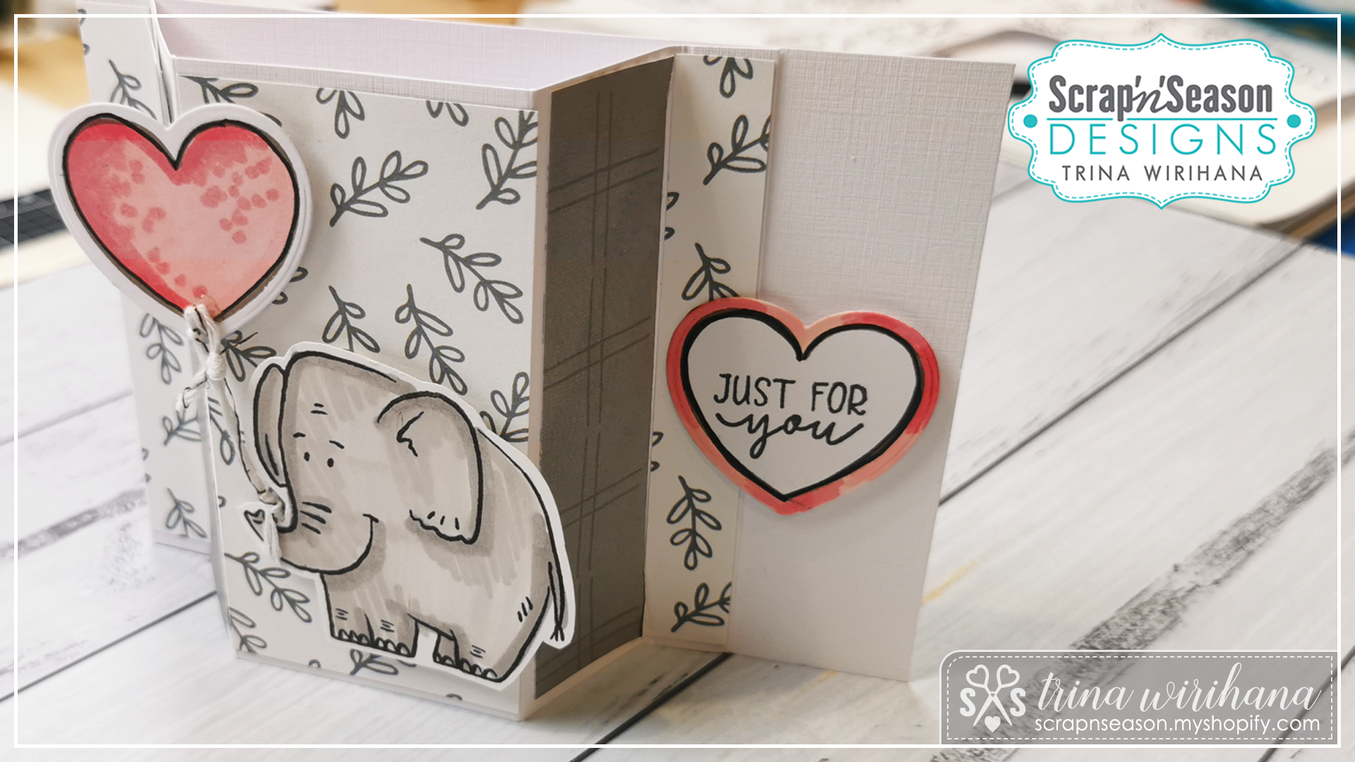 DL- Fancy Fold 108 - Side Easel Card