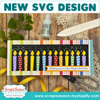 DL - SVG Mini Collection - Birthday Candles (Slimine)