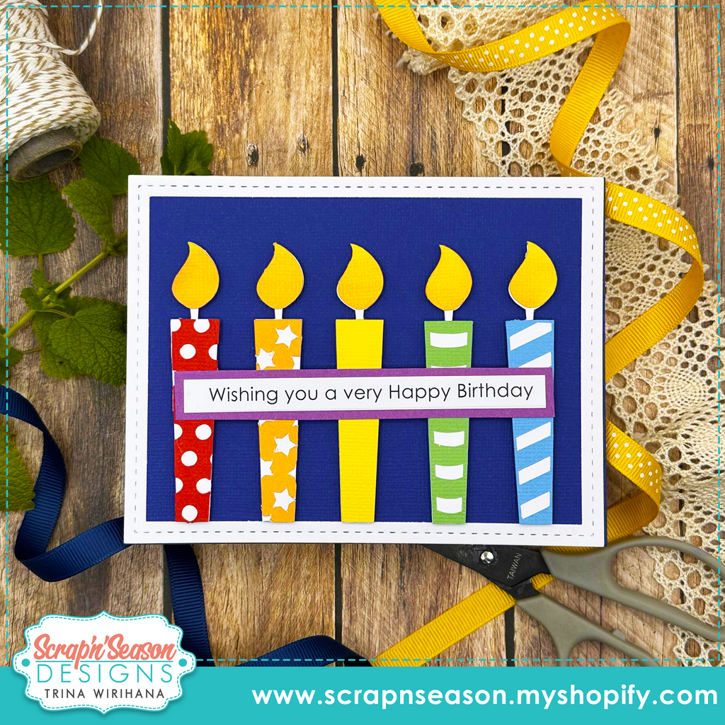 DL - SVG Mini Collection - Birthday Candles
