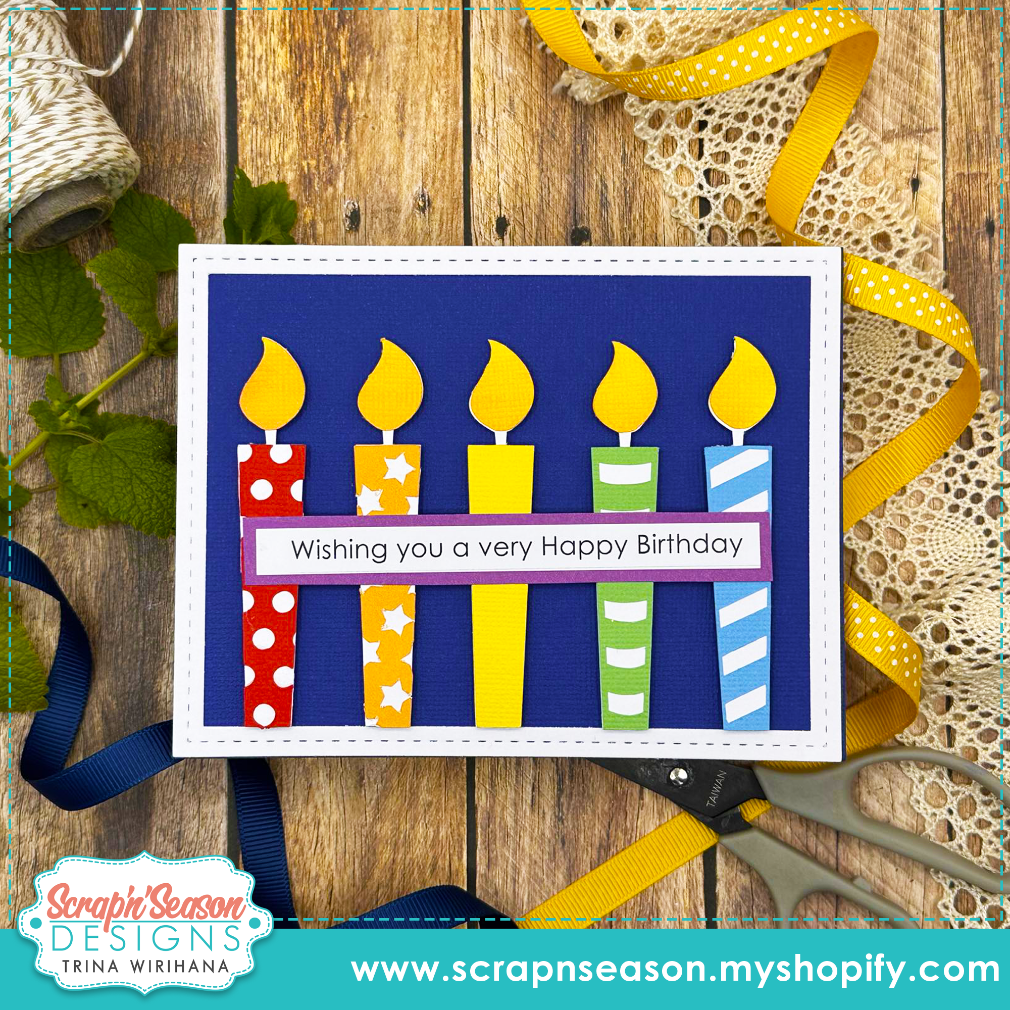 DL - SVG Mini Collection - Birthday Candles