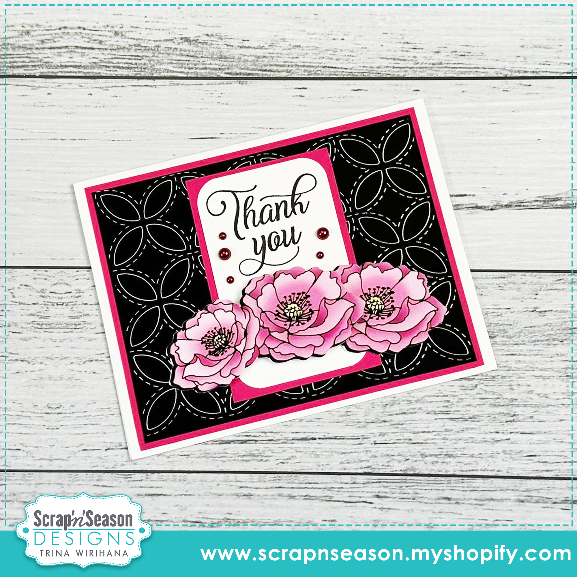 DL - Print and Cut Floral Sheets (PDF)