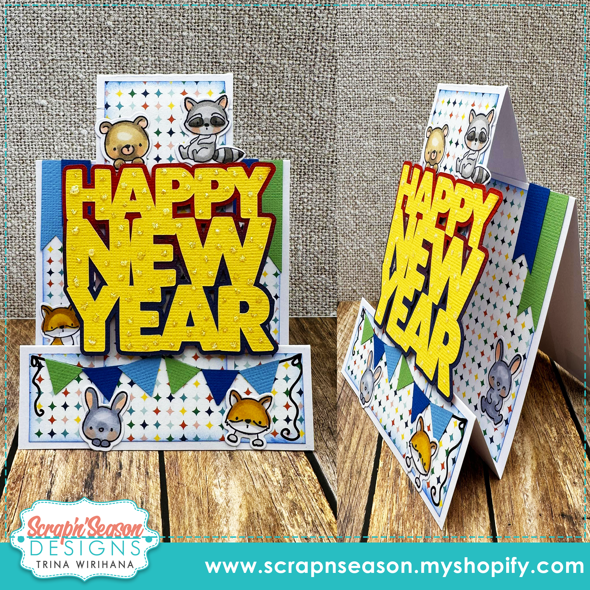 DL - Fancy Fold 126 - Panel Step Card D - Instructions