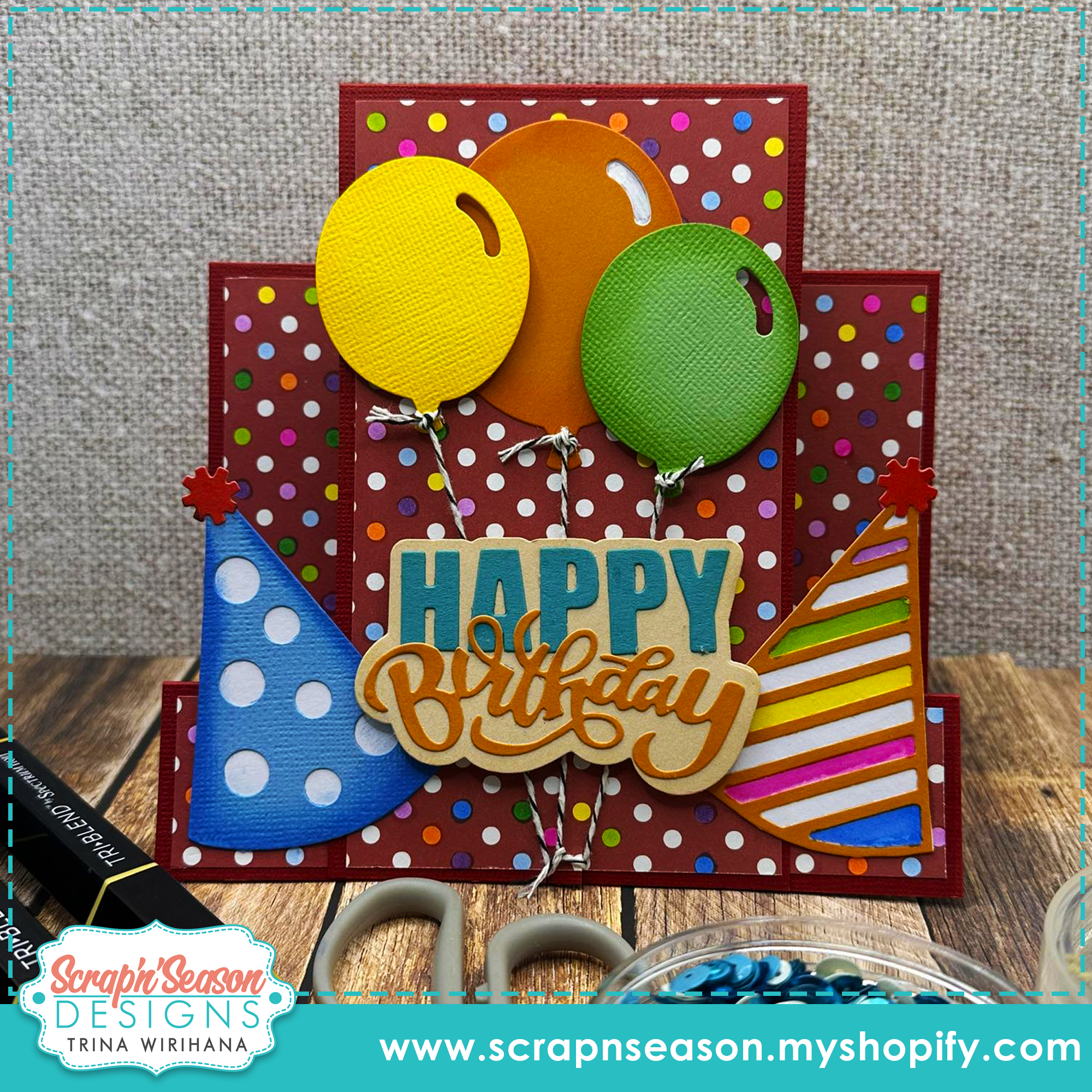 Fancy Fold 125 - Panel Step Card C - Instructions