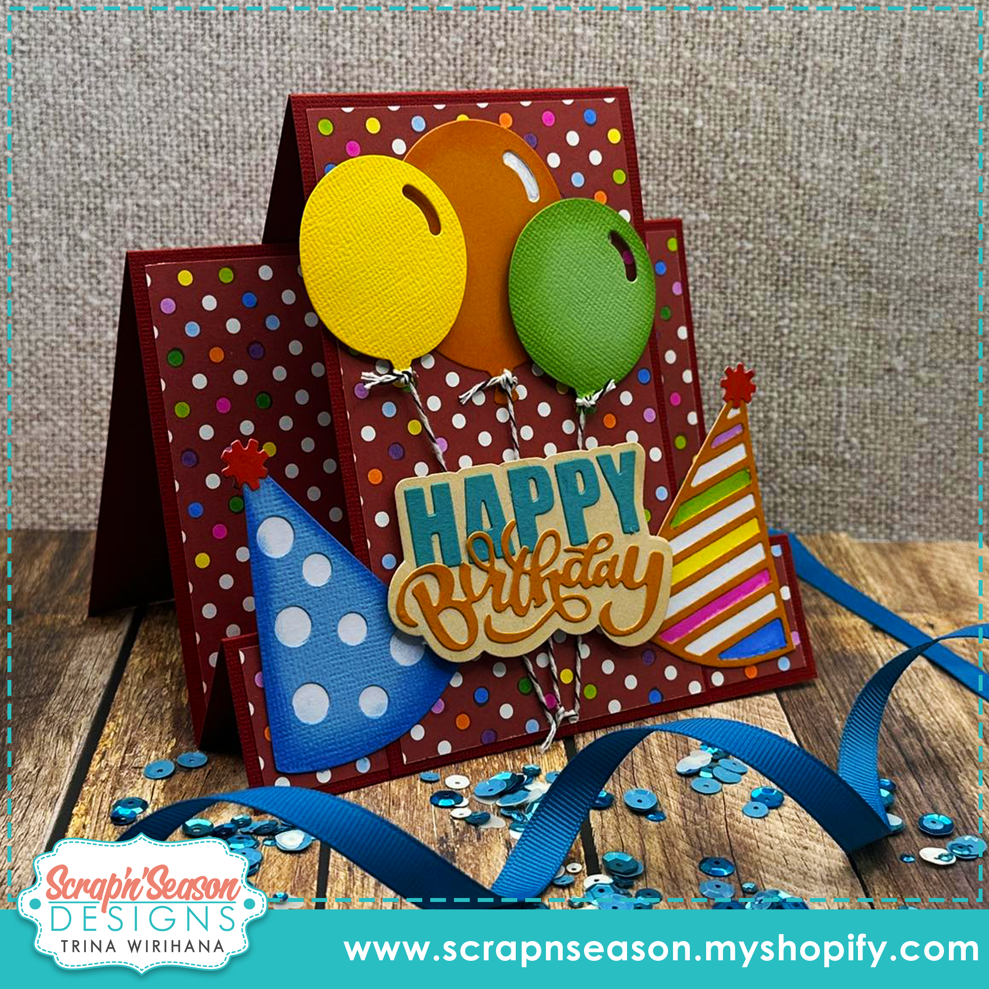 Fancy Fold 125 - Panel Step Card C - Instructions