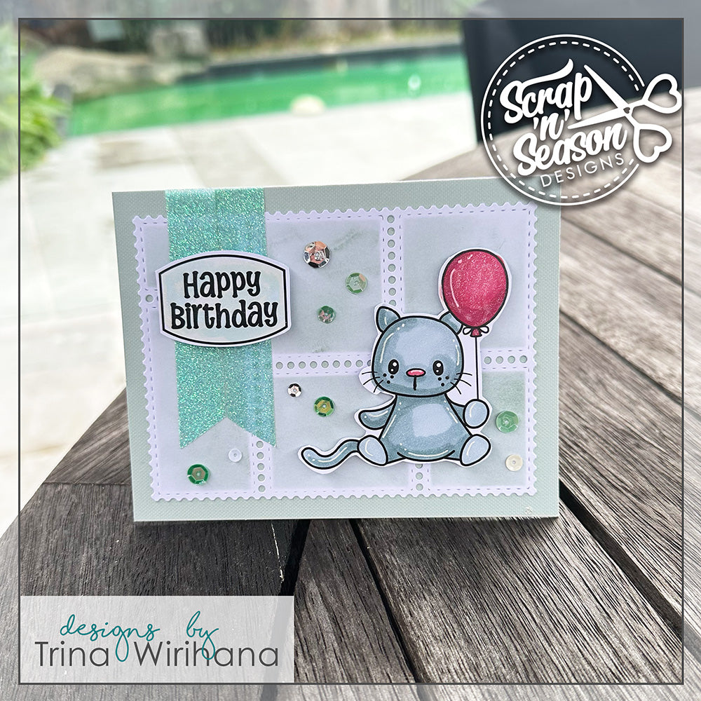 DL - Print, Cut, and Colour - Cuties Collection 1