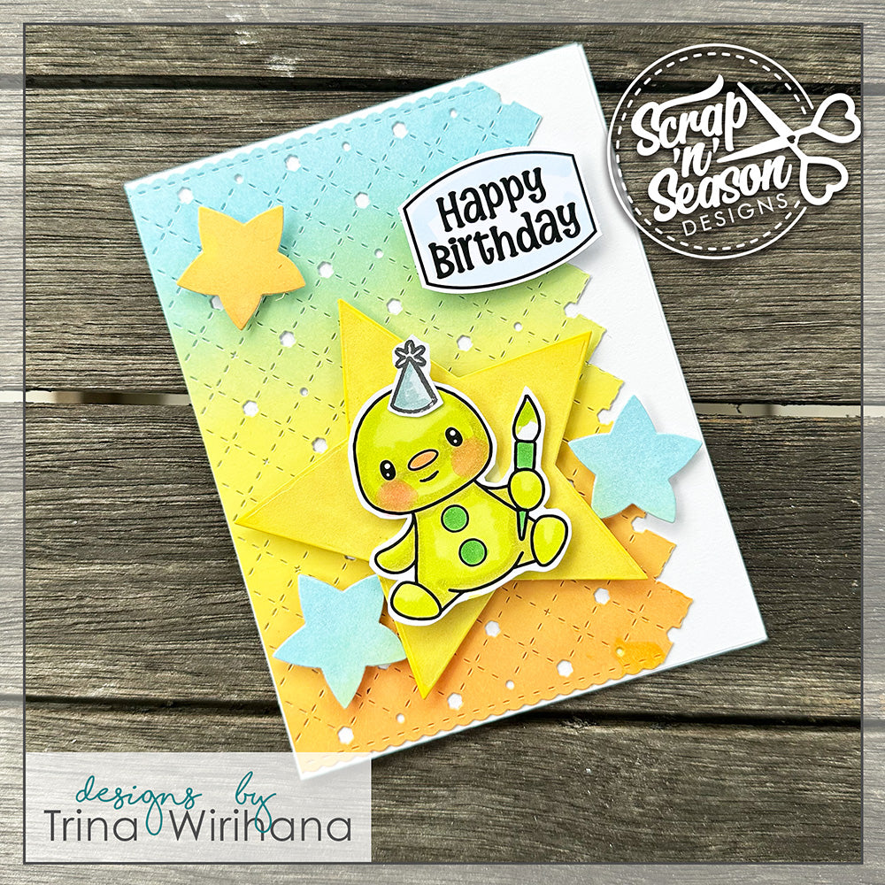 Print, Cut, and Colour - Cuties Collection 1