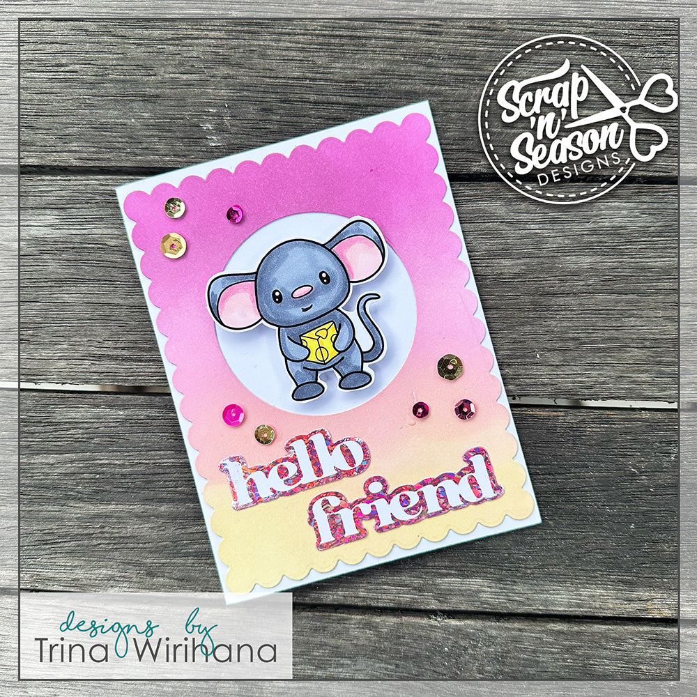 DL - Print, Cut, and Colour - Cuties Collection 1