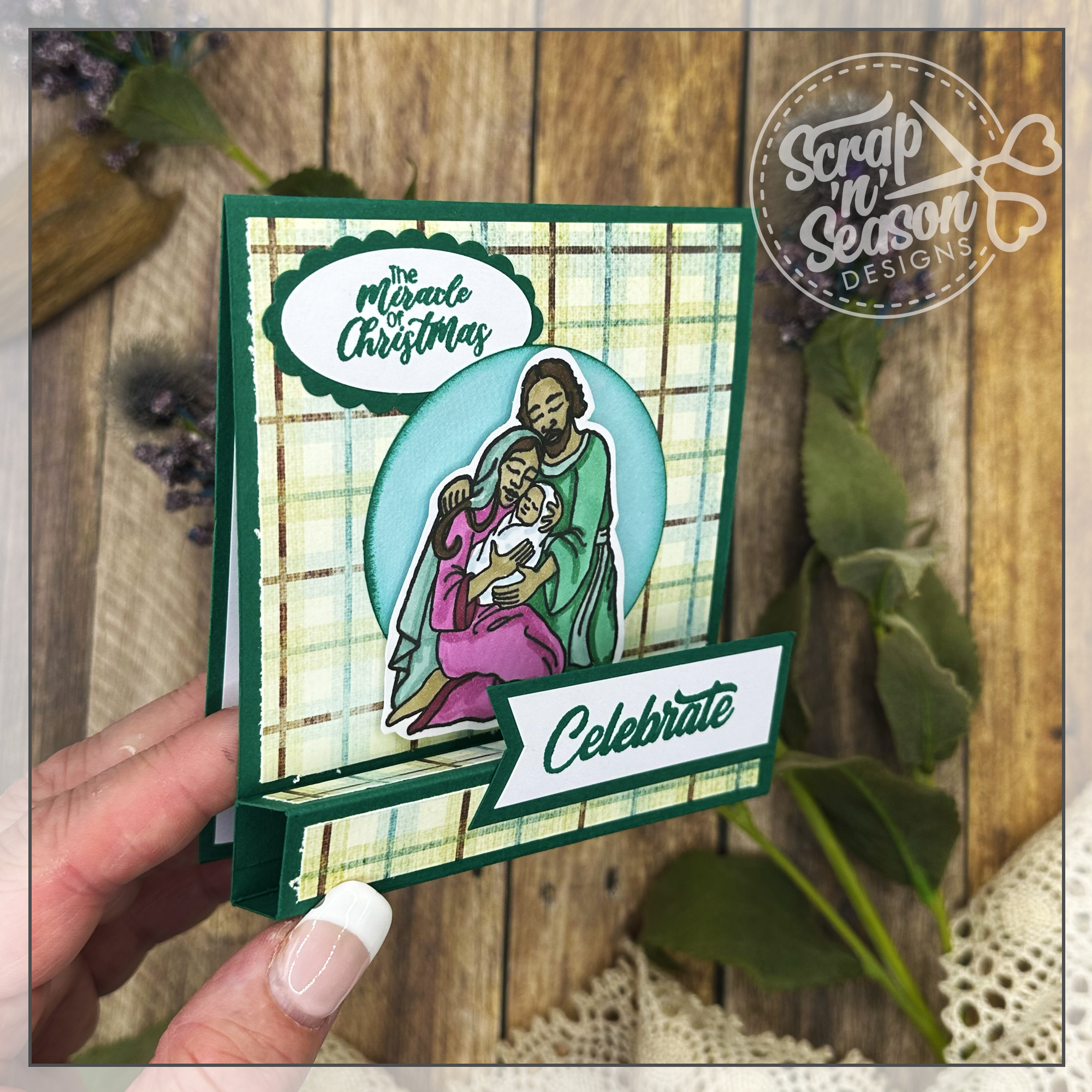 Joy Nativity Clear Stamp Set
