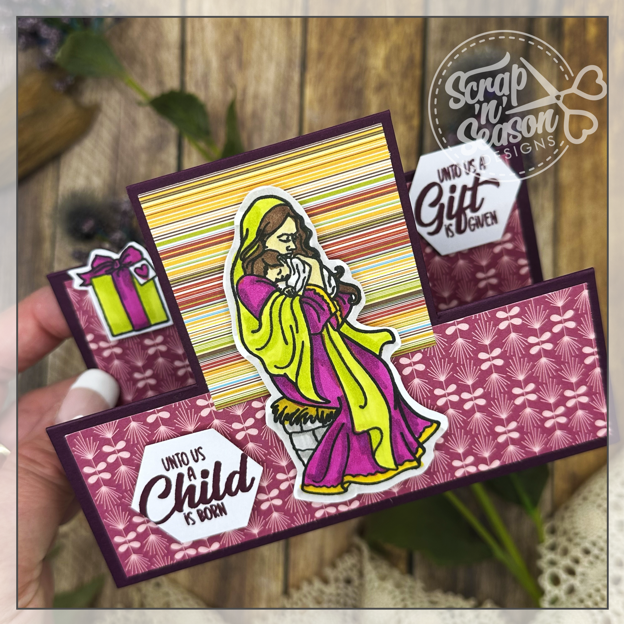 Mary & Baby Jesus Clear Stamp Set