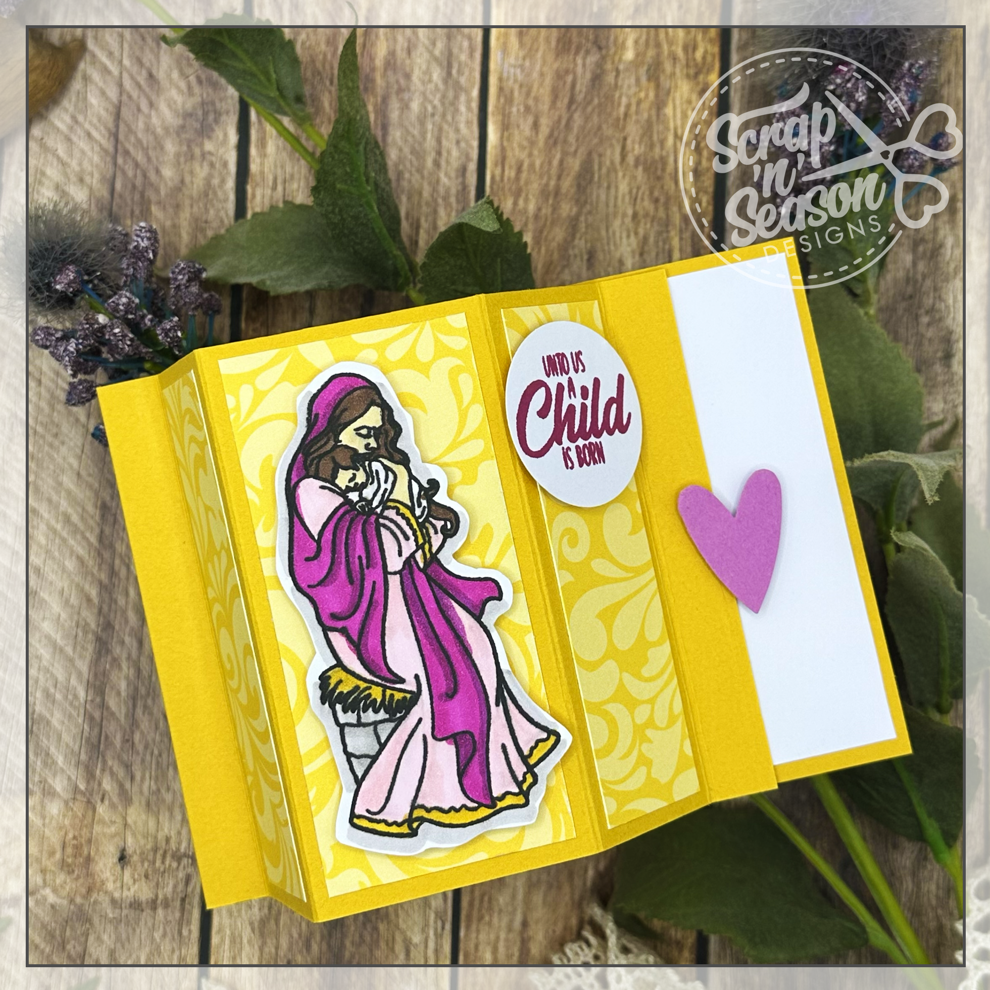 Mary & Baby Jesus Clear Stamp Set