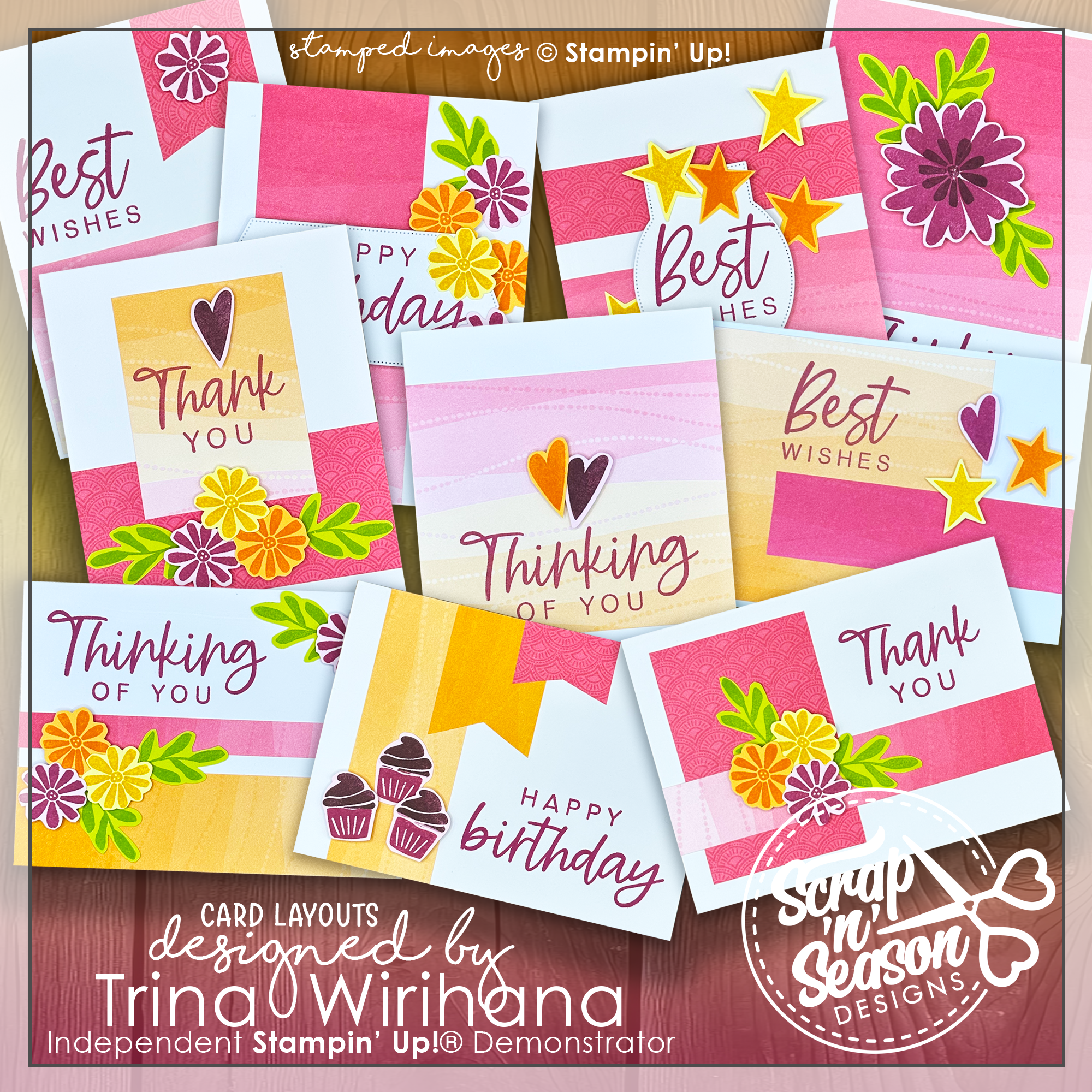 DL Berry Best Friends 10 Card Workshop