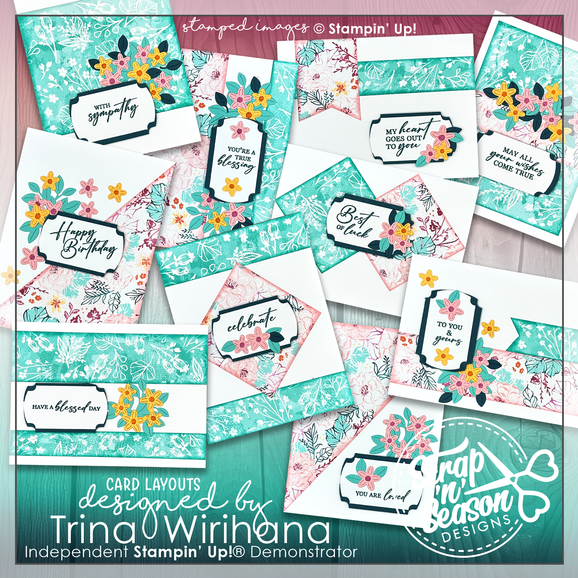 DL Floral Flavours 10 Card Workshop