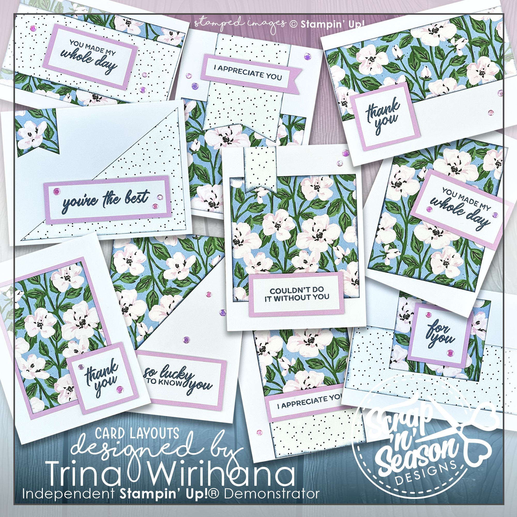 DL Flower Garden 10 Card Workshop