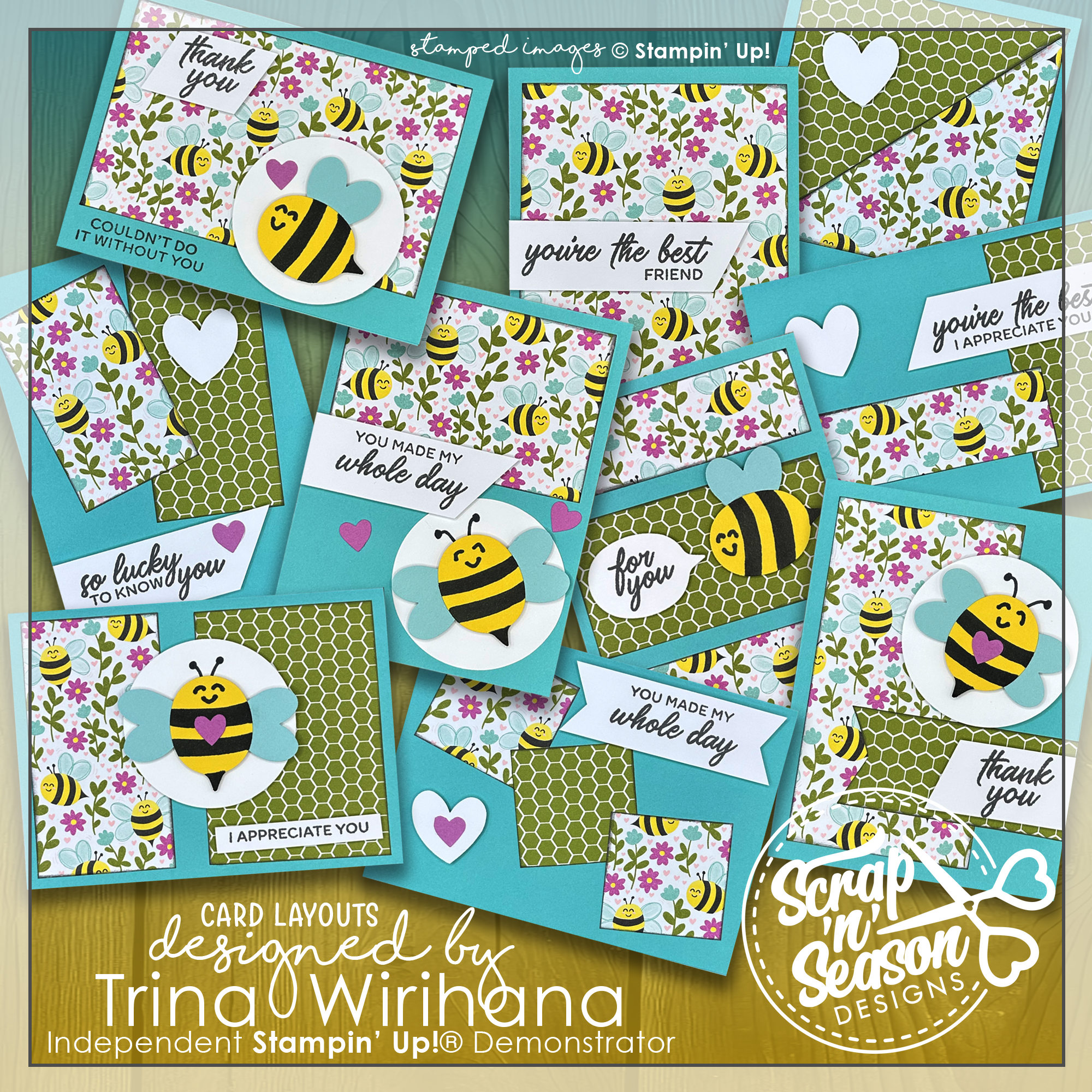 DL Busy Friends 10 Card Workshop