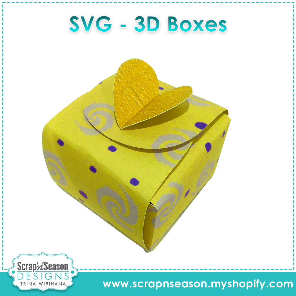 Digital Download - SVG - Box 9 - Curve Heart