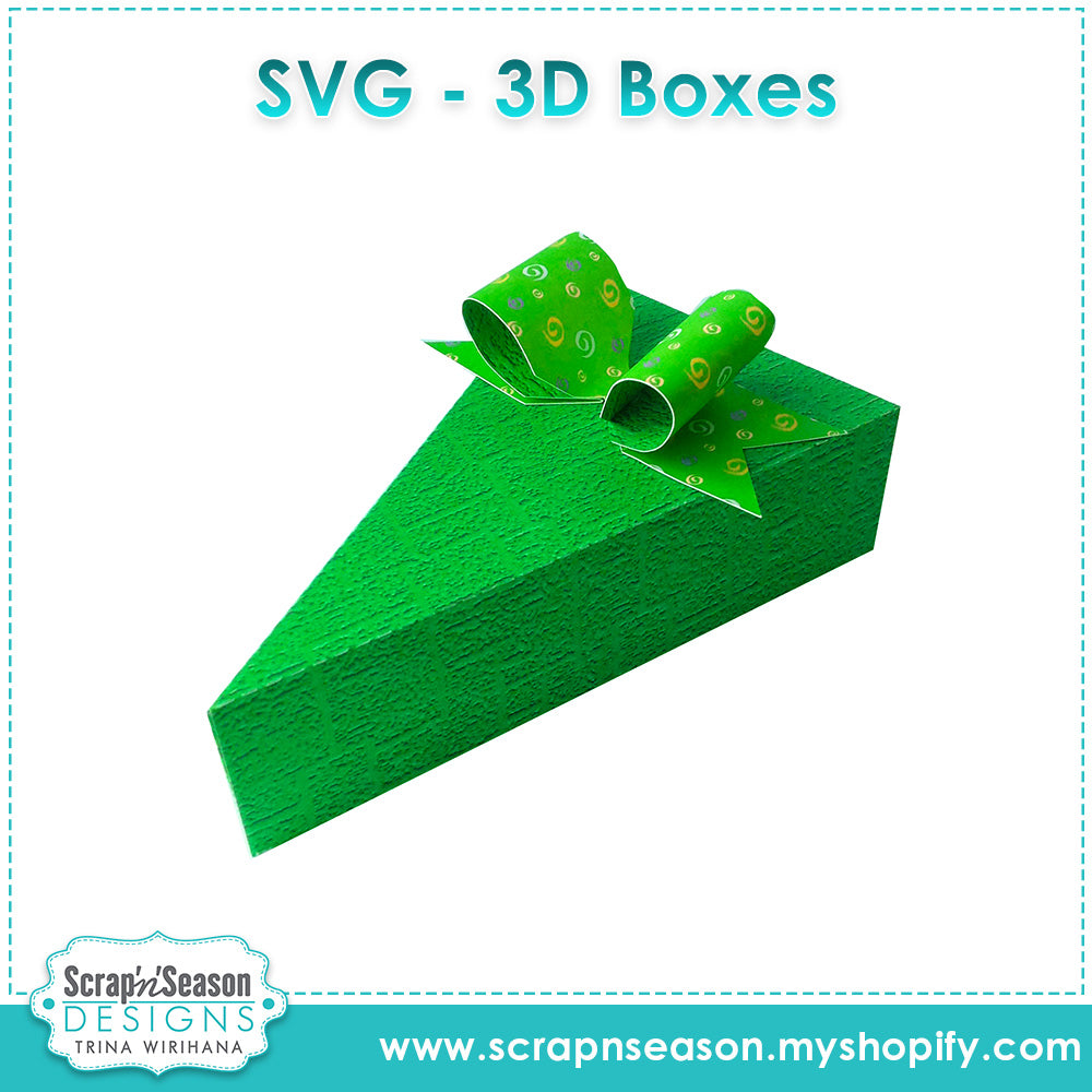 Digital Download - SVG - Box 12 - Cake Wedge