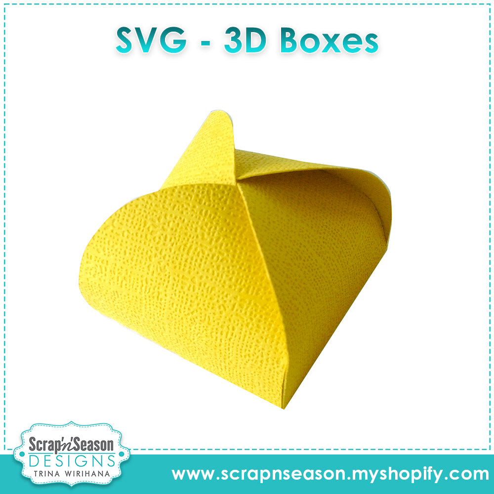 Digital Download - SVG - Box 15 - Petal Box