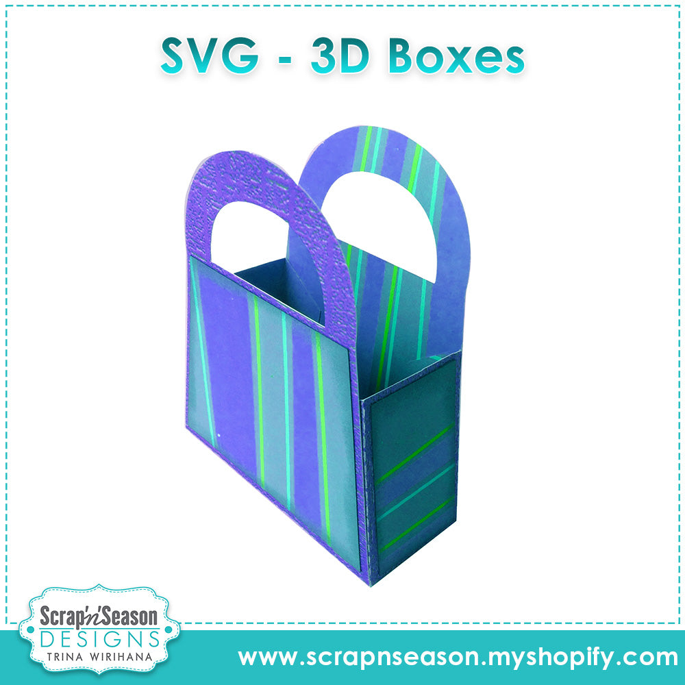 Digital Download - SVG - Box 18 - Handbag