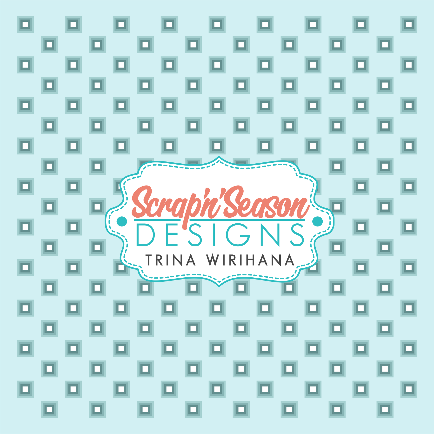 6x6 Stencils - Squares Stack