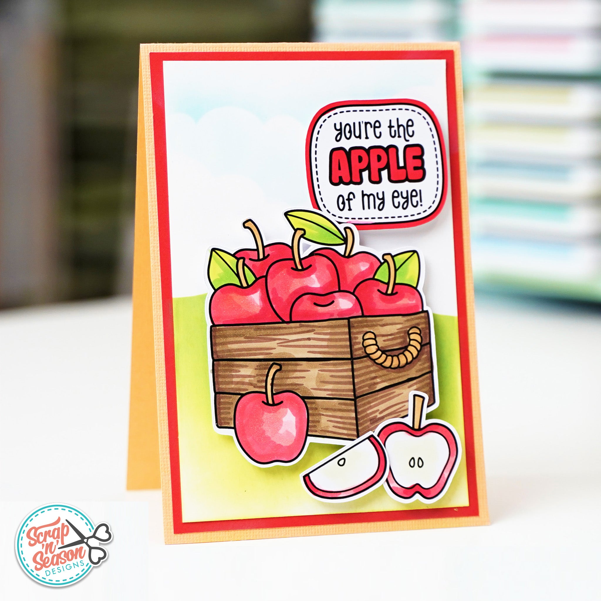 Print, Cut, and Colour - Apple Crate