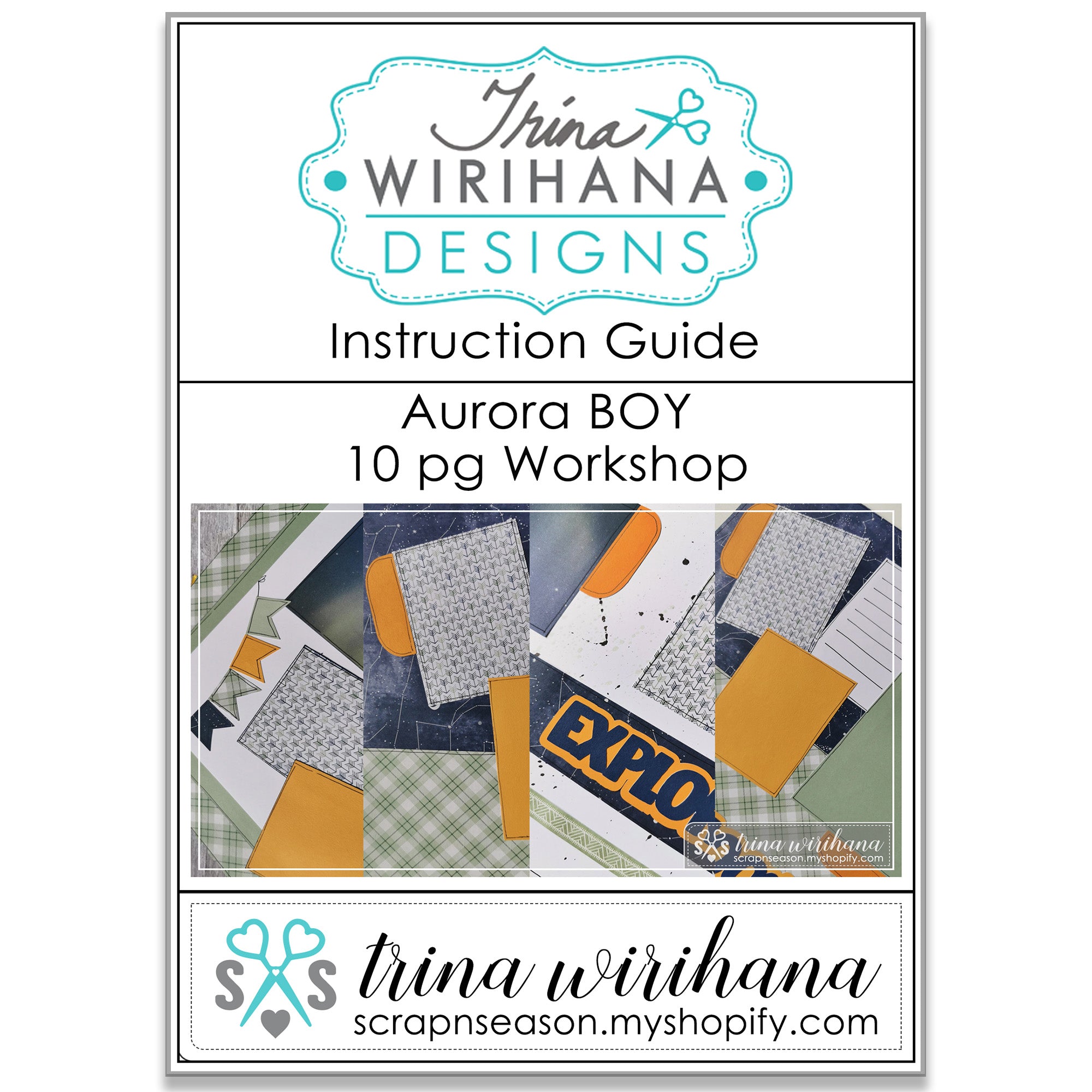 DL Scrapbook Workshop - Aurora Boy