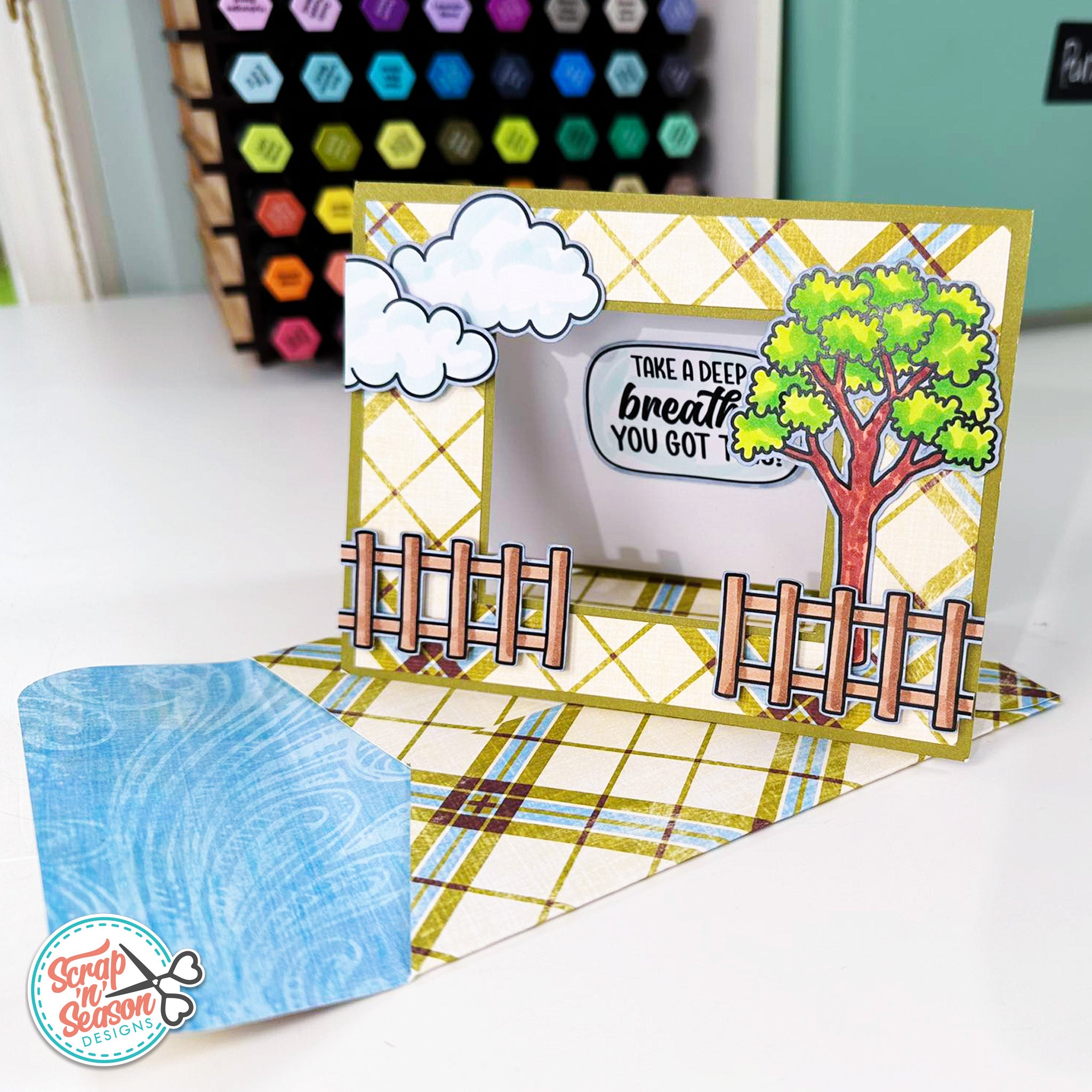 DL - Print, Cut, and Colour - Background Basics D