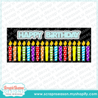 DL - SVG Mini Collection - Birthday Candles (Slimine)