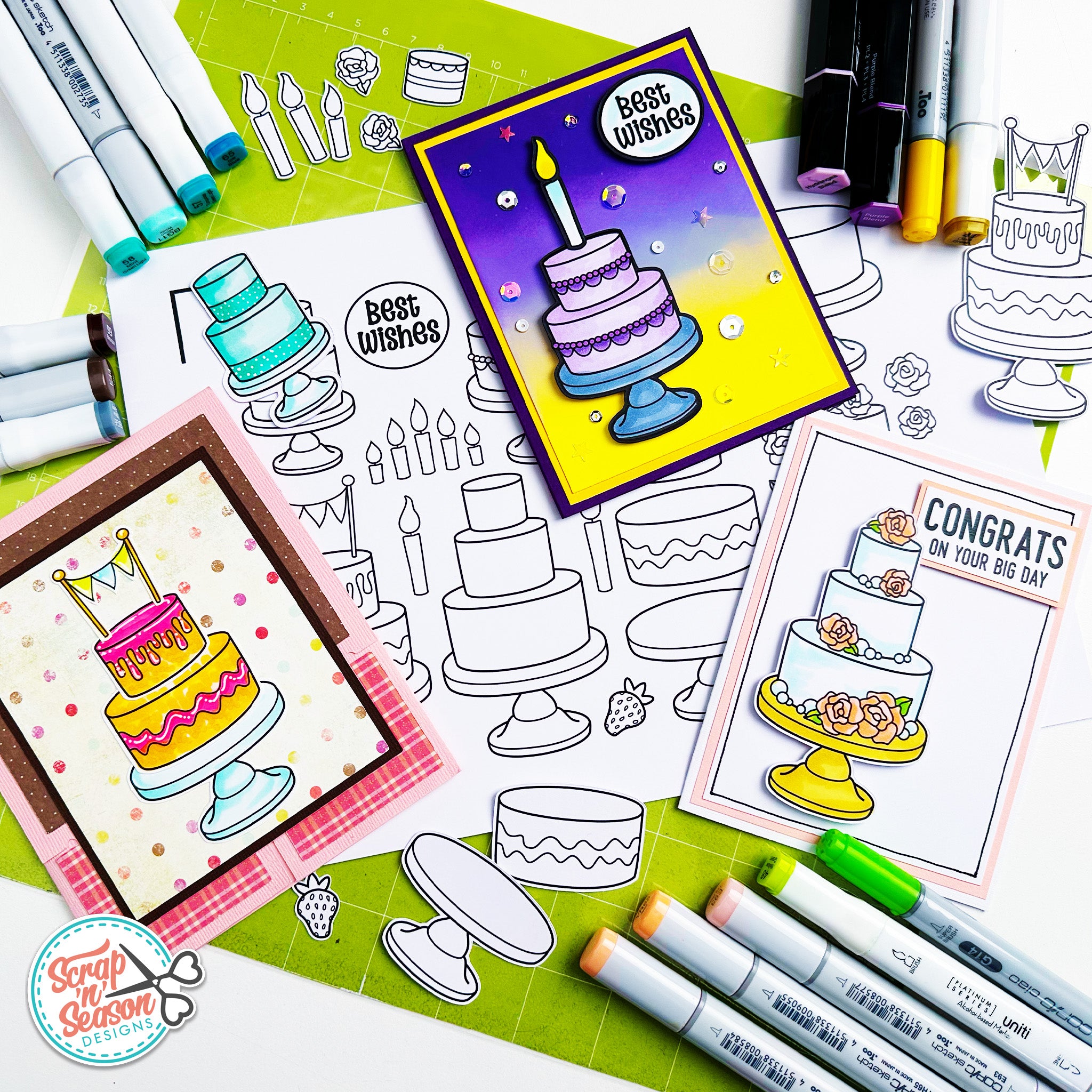 Print, Cut, and Colour - Cake Maker