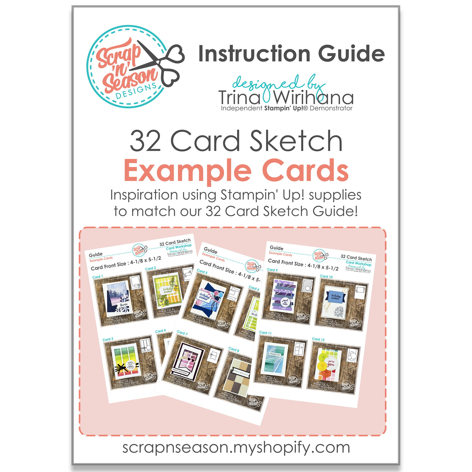 DL 32 Card Sketch Example Guide