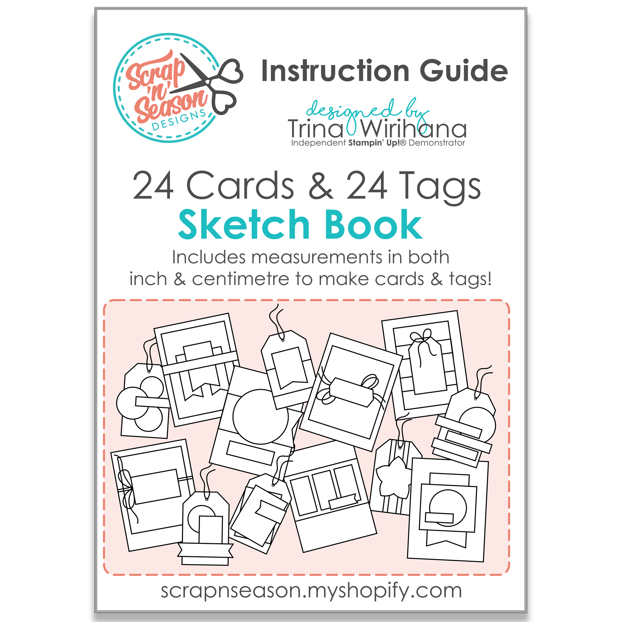 DL 24 Card & 24 Tag Sketch Instruction Guide