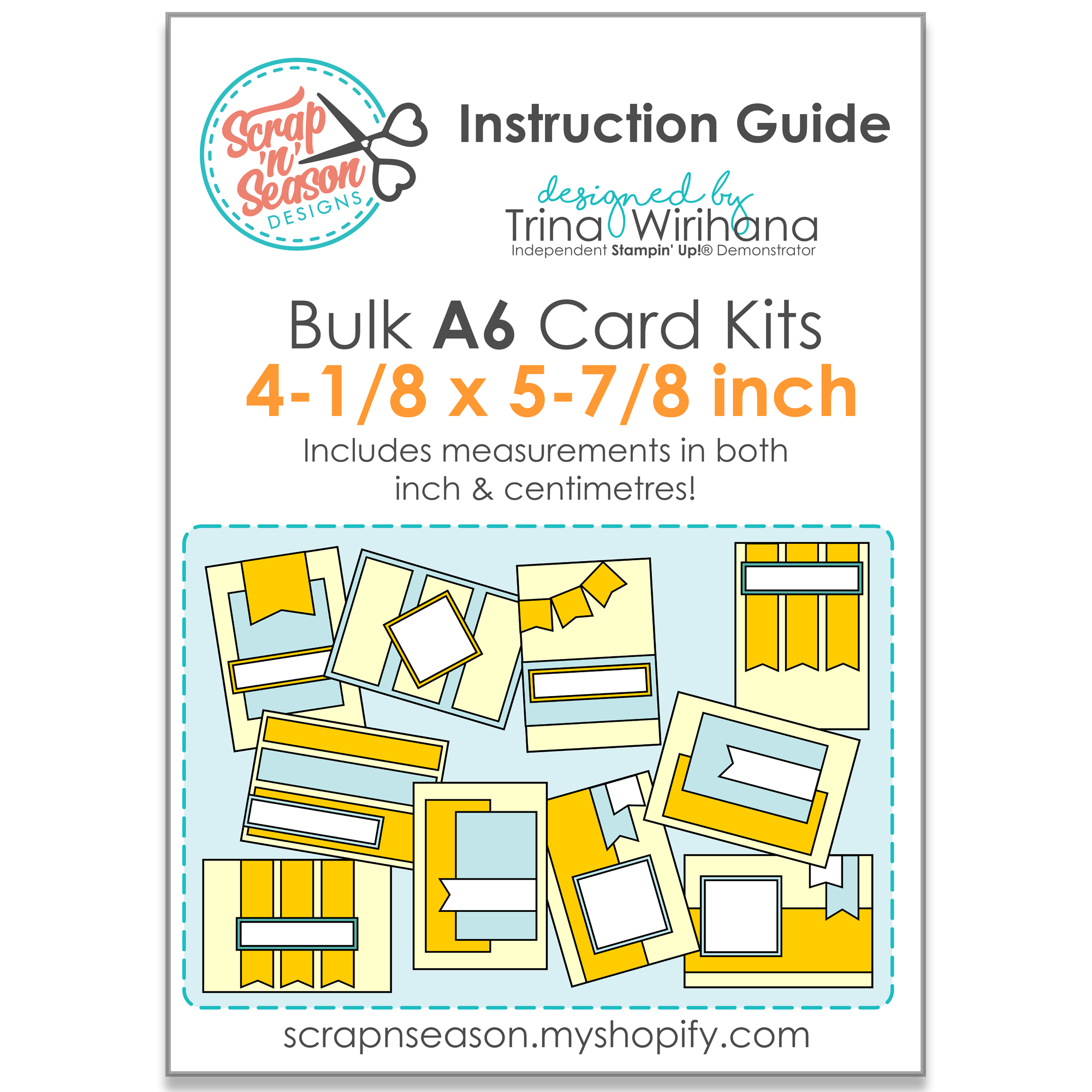 DL Bulk A6 Card Kits - Instruction Guide