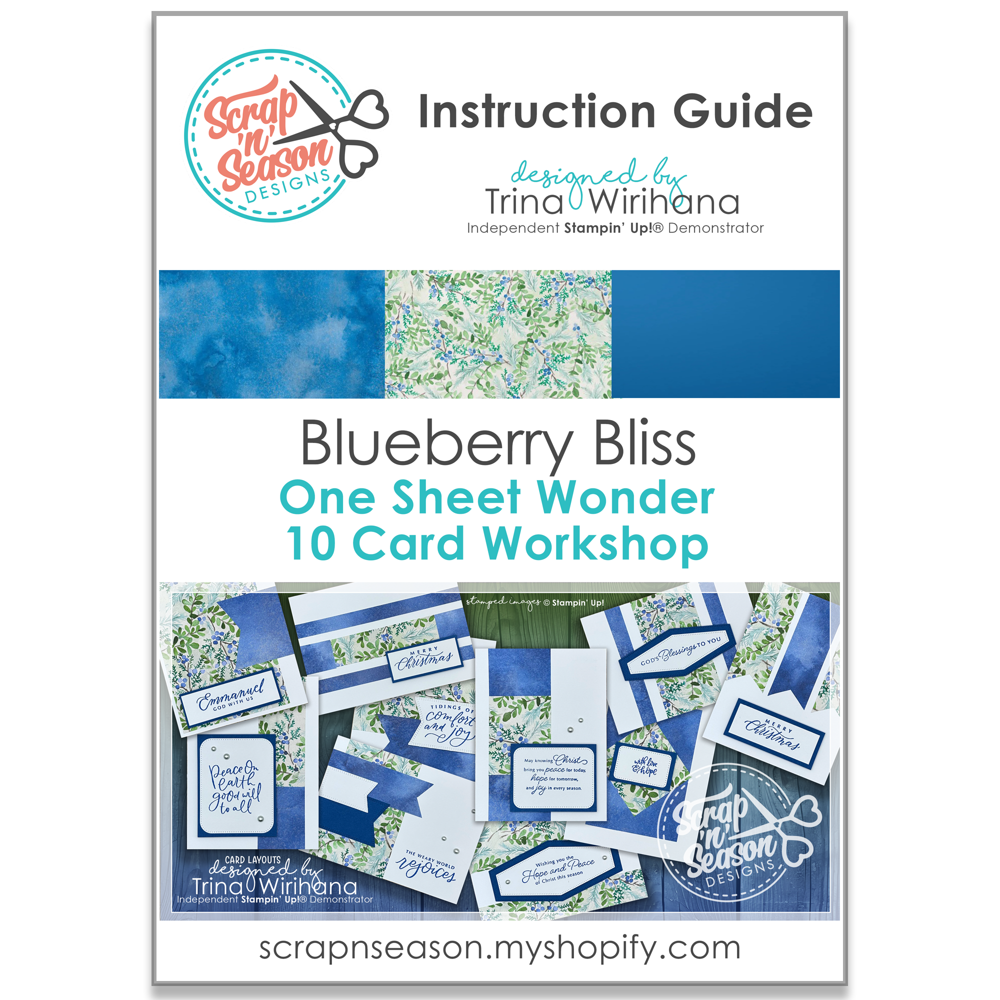 DL Blueberry Bliss 10 Card Workshop