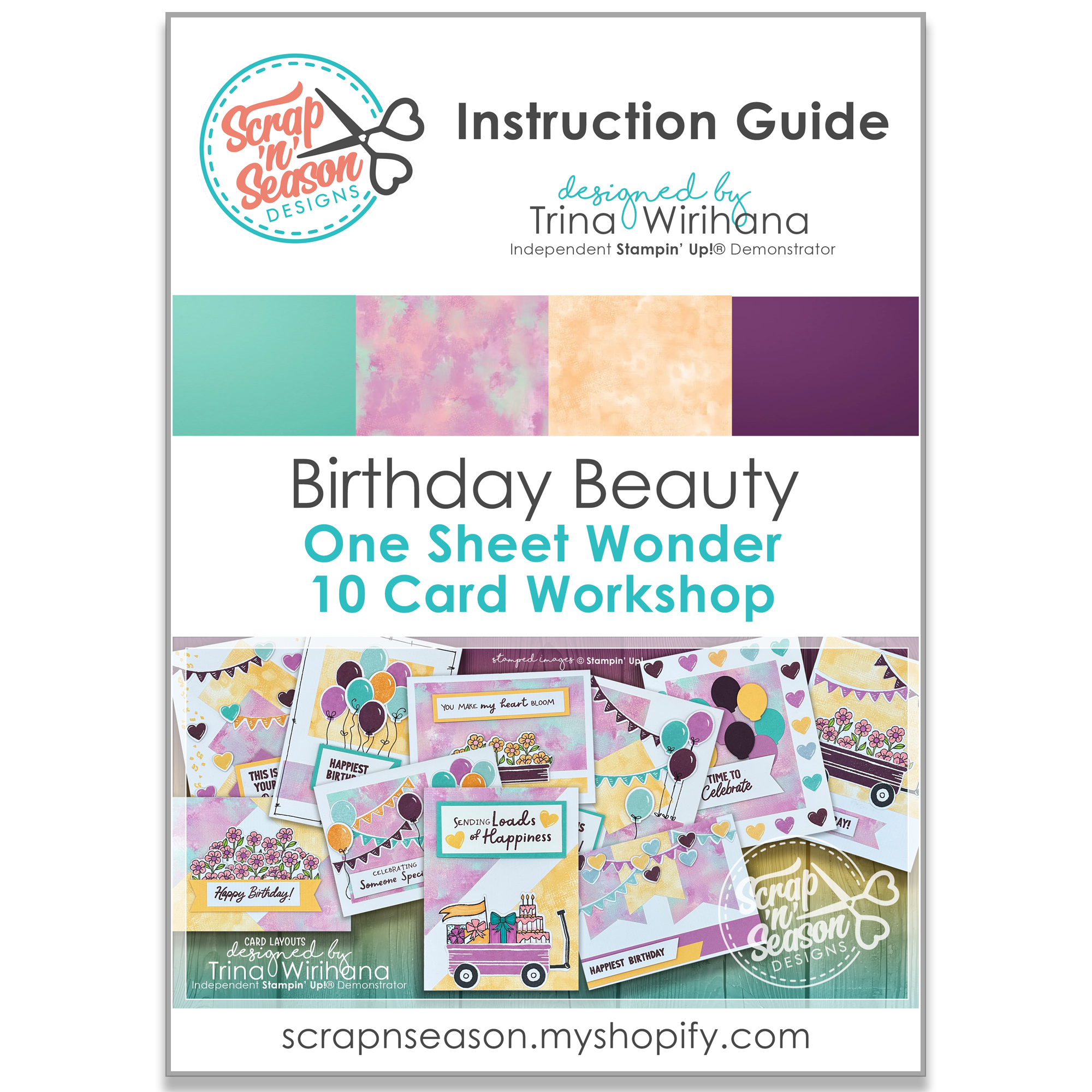 DL Birthday Beauty 10 Card Workshop