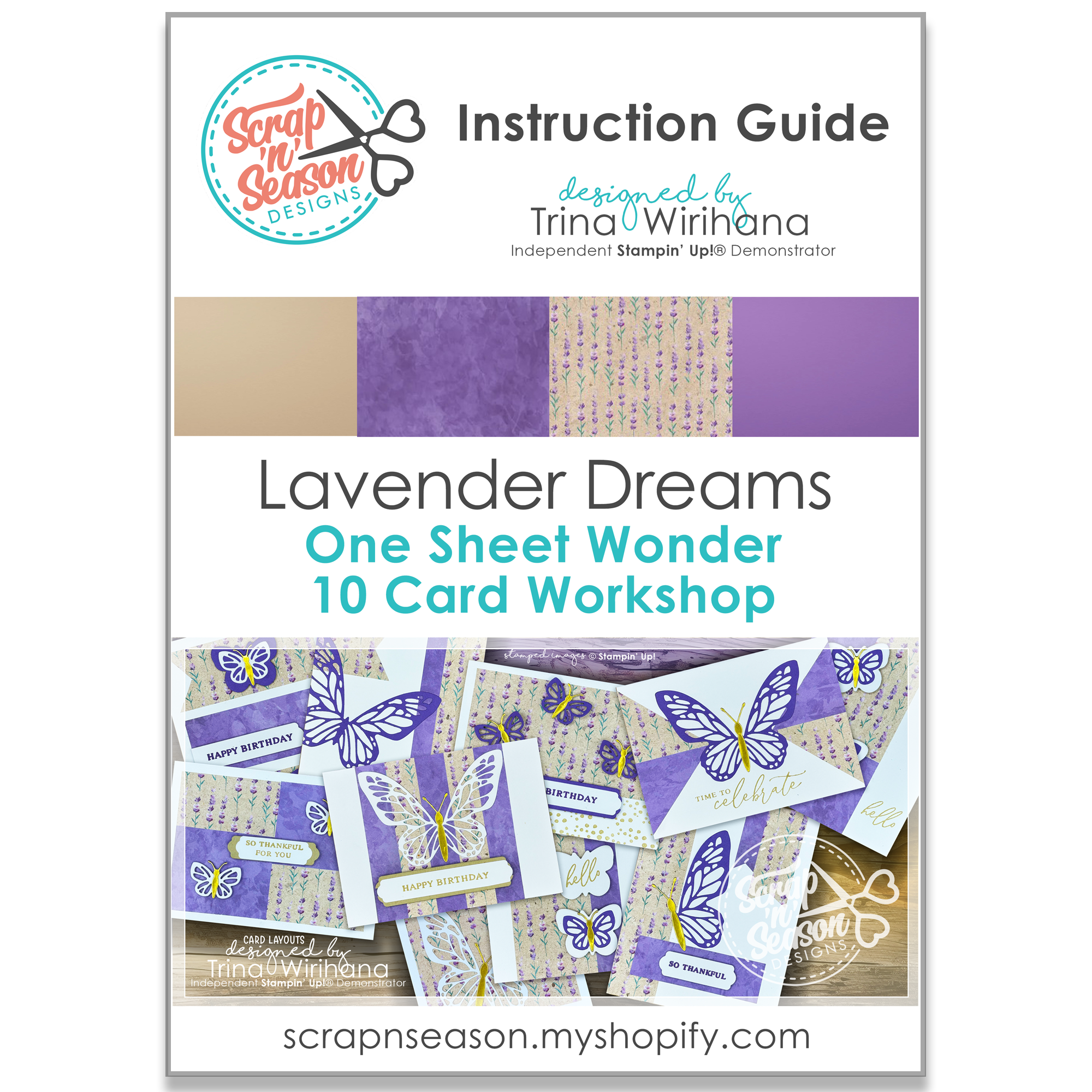 DL Lavender Dreams 10 Card Workshop