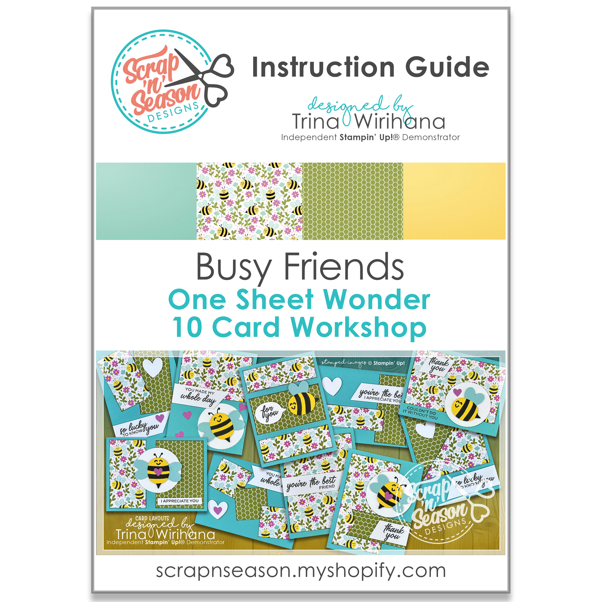 DL Busy Friends 10 Card Workshop