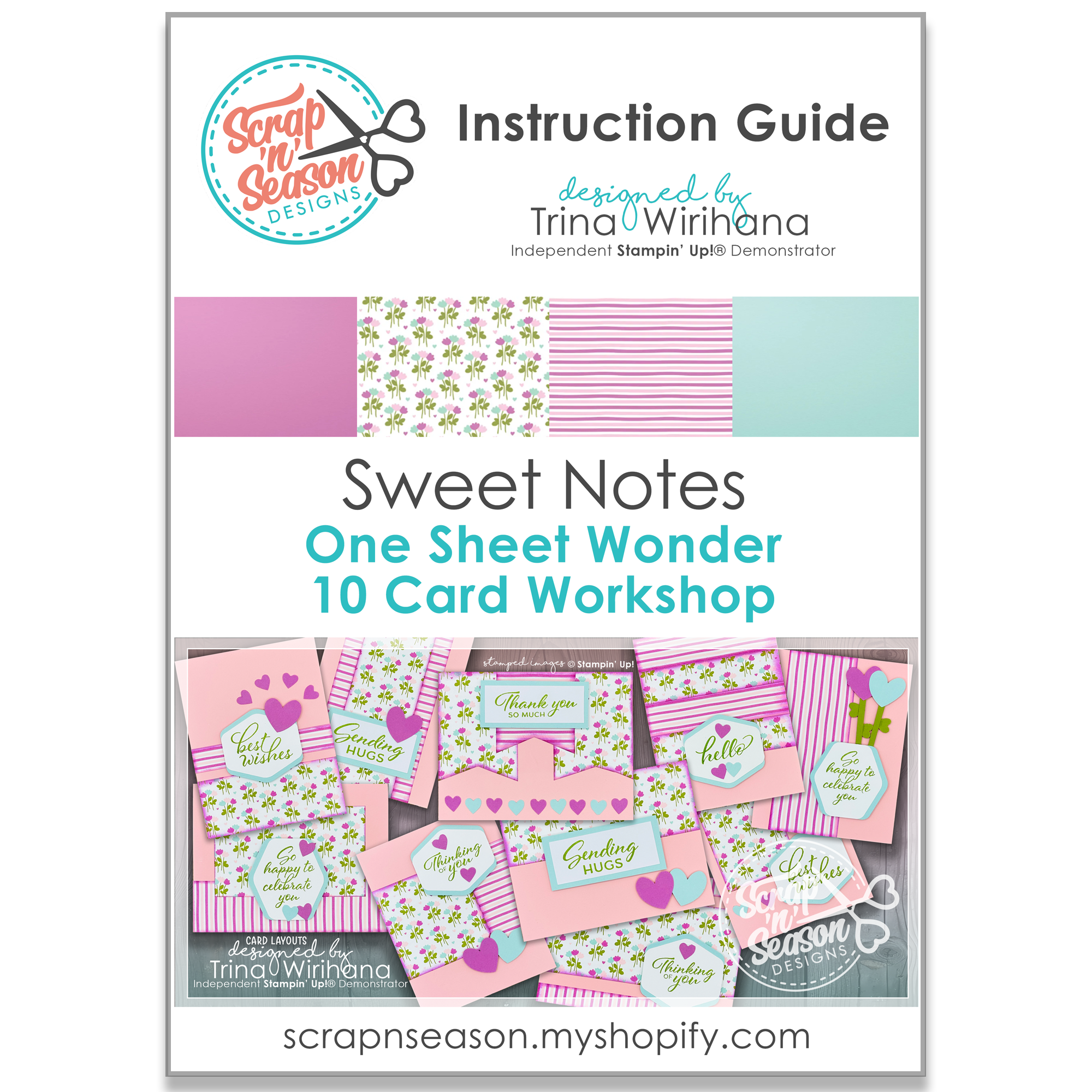 DL Sweet Notes 10 Card Workshop