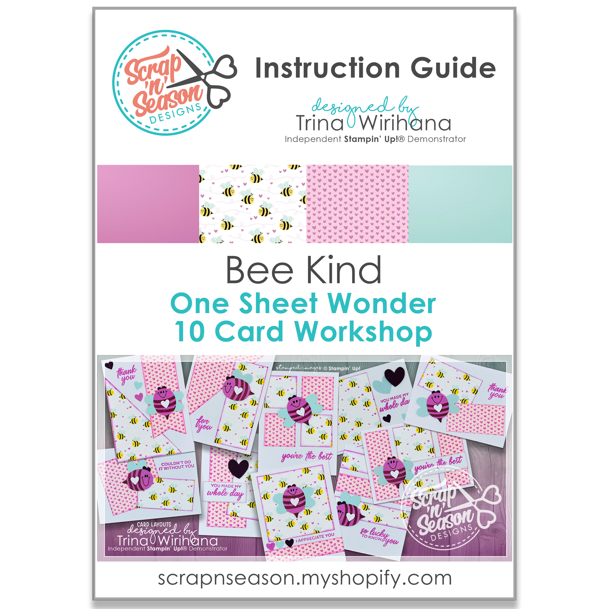 DL Bee Kind 10 Card Workshop