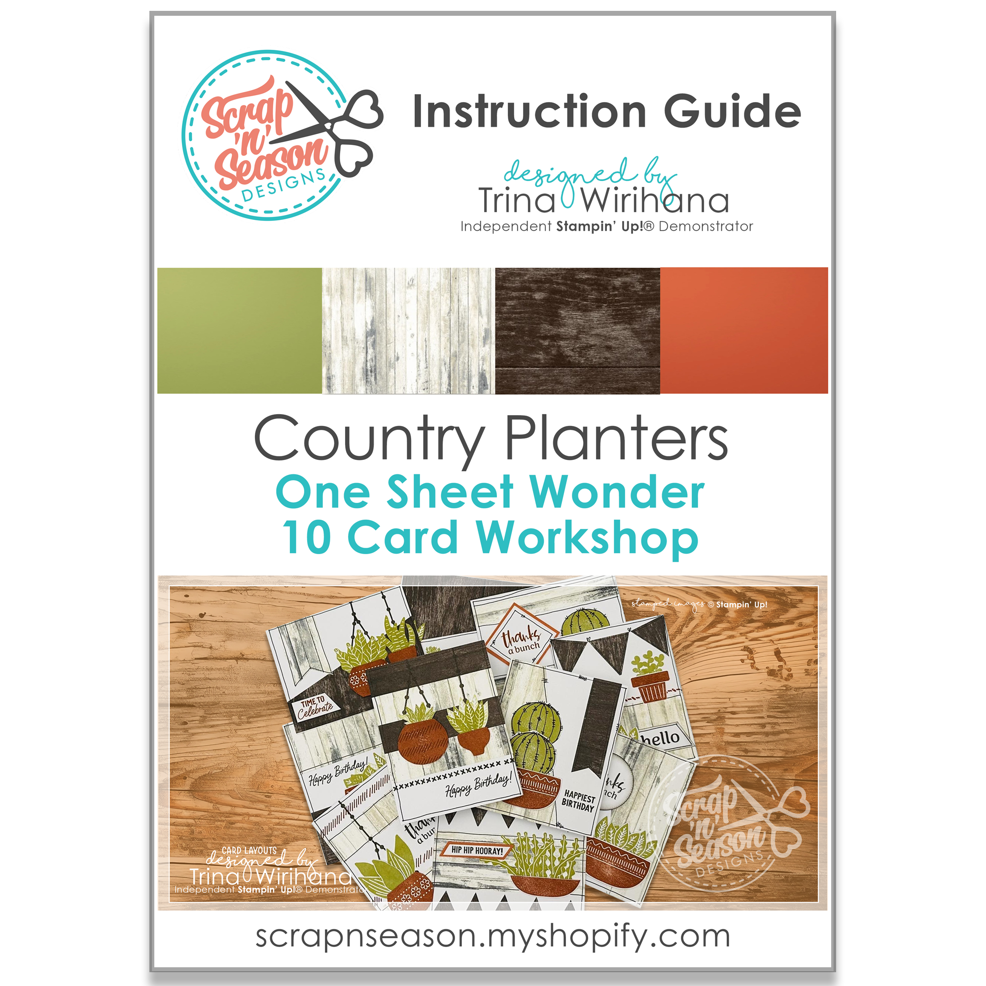 DL Country Planters 10 Card Workshop