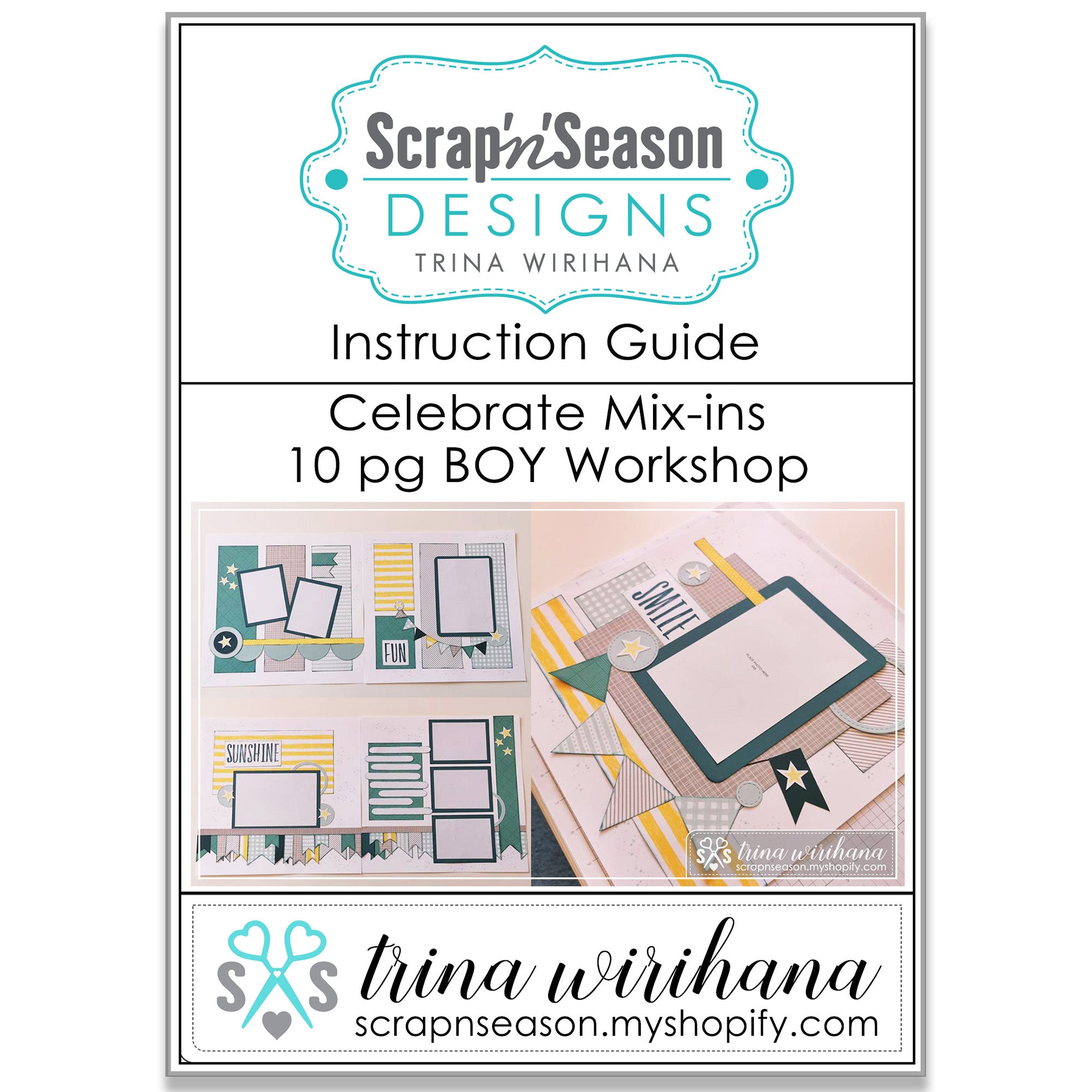 DL Scrapbook Workshop - Celebrate Mix-ins Boy