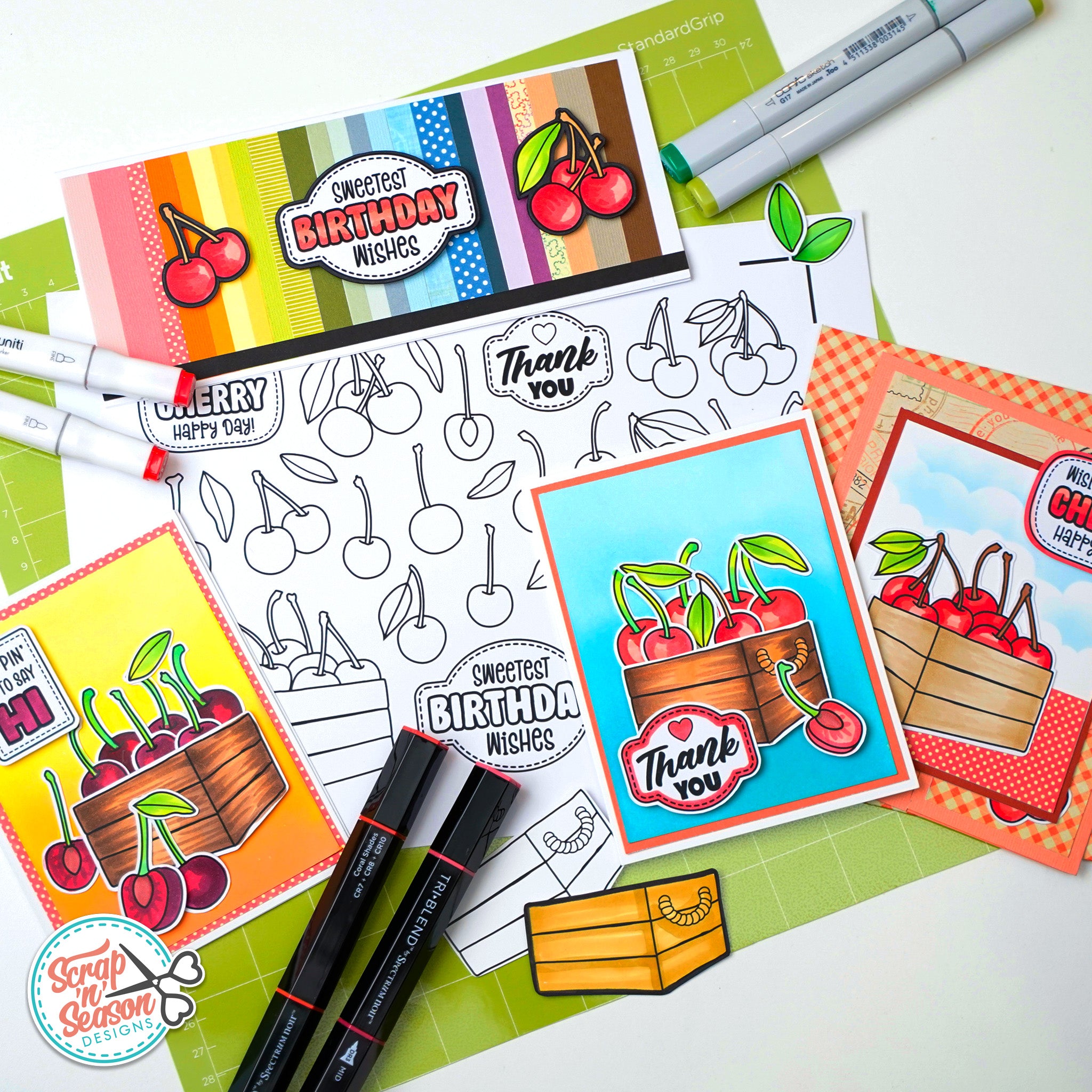 Print and Cut - Cherry Crate