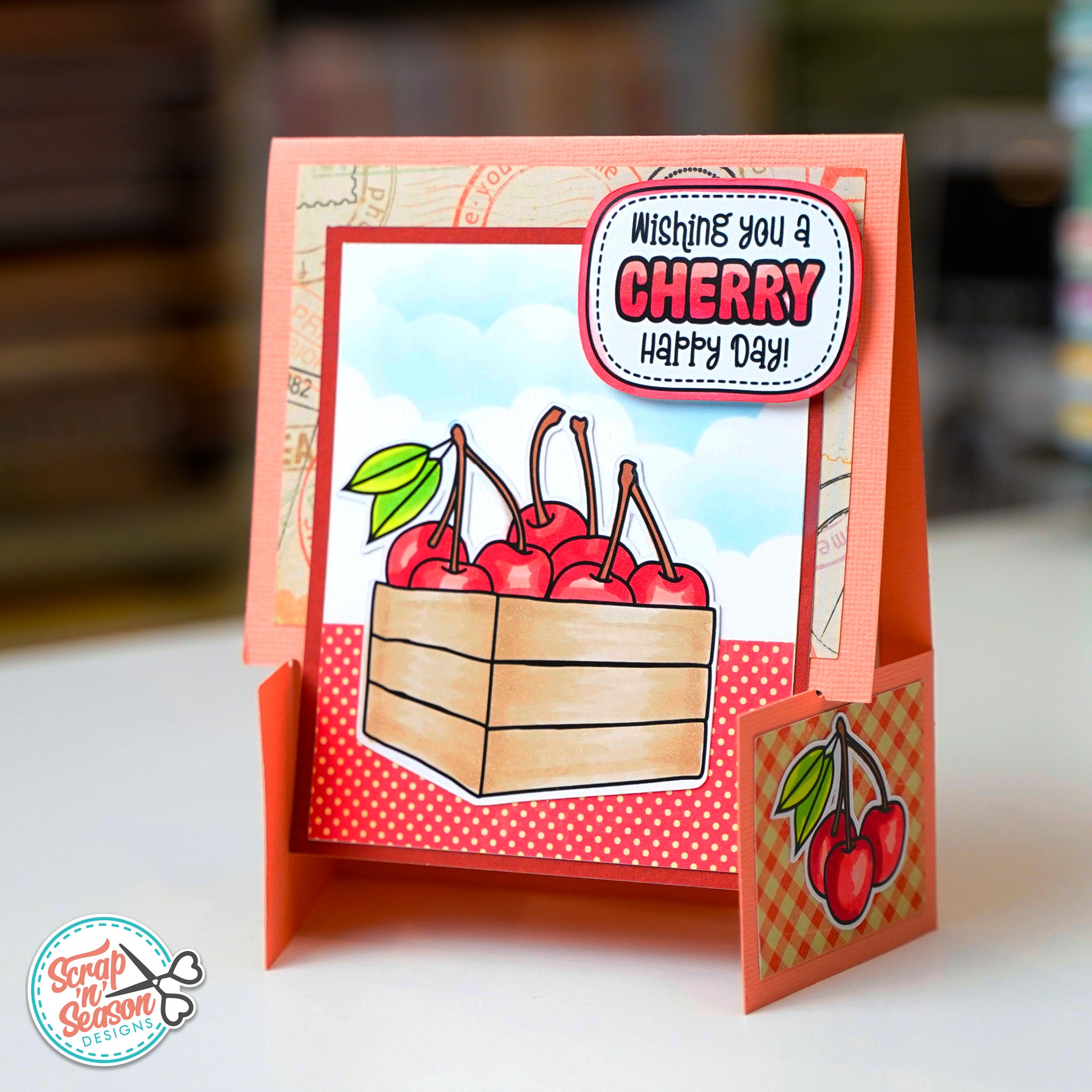 Print and Cut - Cherry Crate